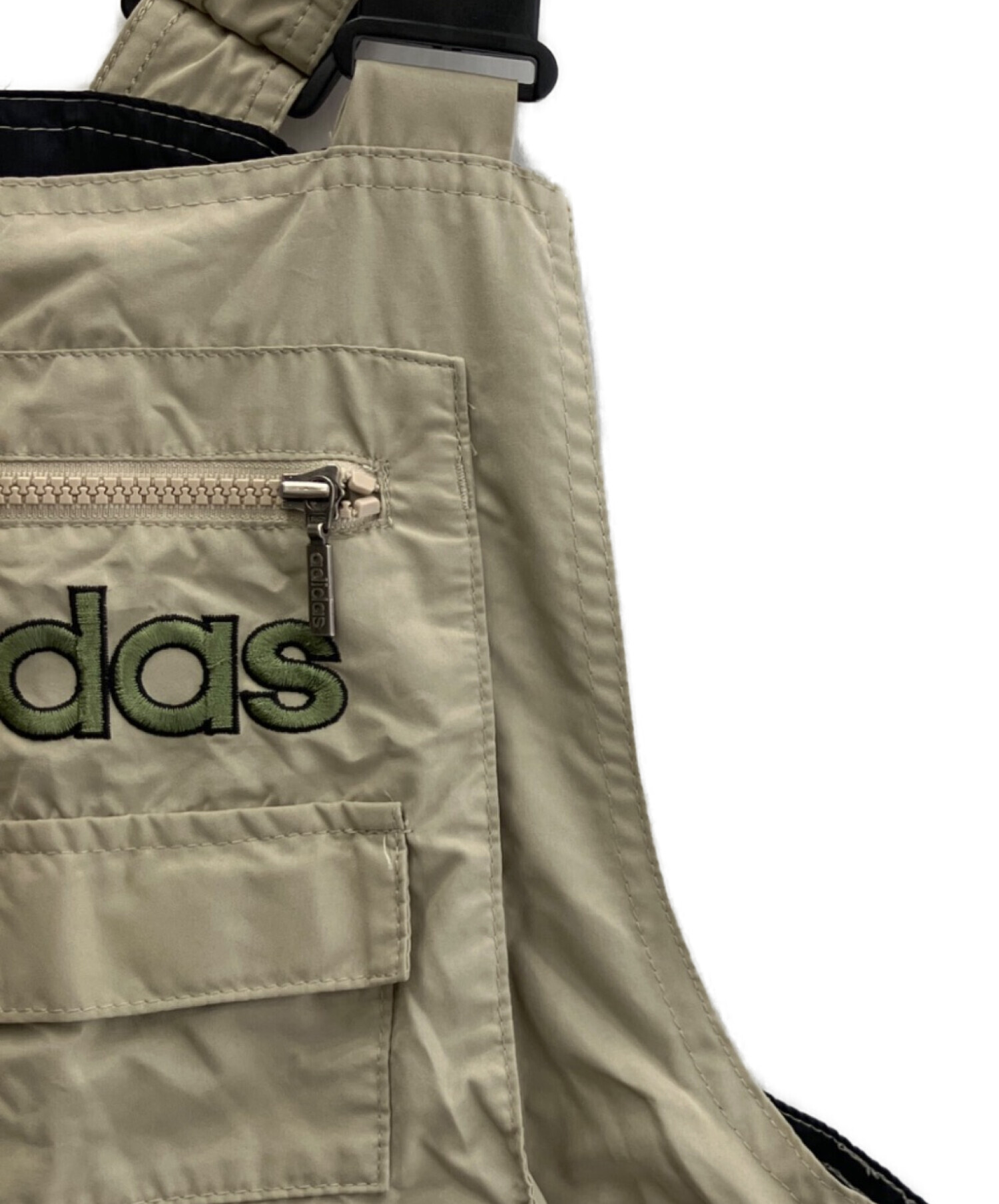 中古・古着通販】adidas (アディダス) オーバーオール ベージュ サイズ