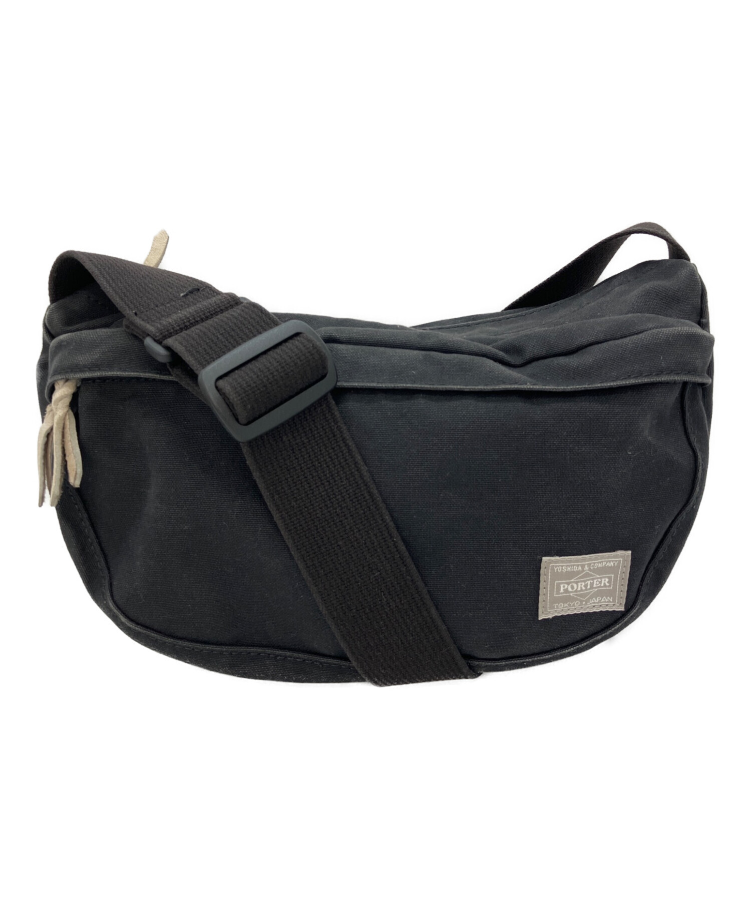 中古・古着通販】PORTER (ポーター) ショルダーバッグ ブラック