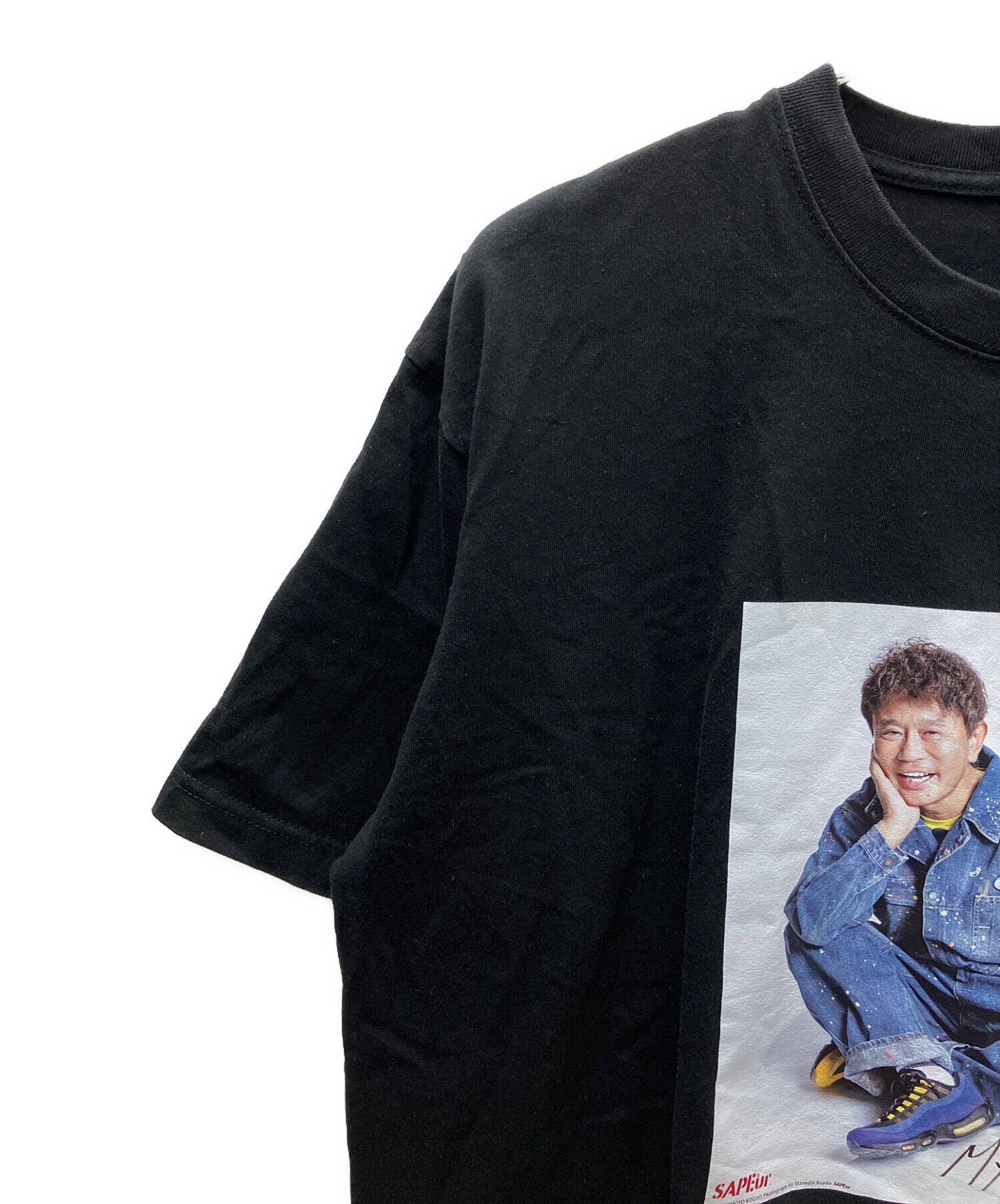 中古・古着通販】SAPEur (サプール) 半袖カットソー ブラック サイズ:L 