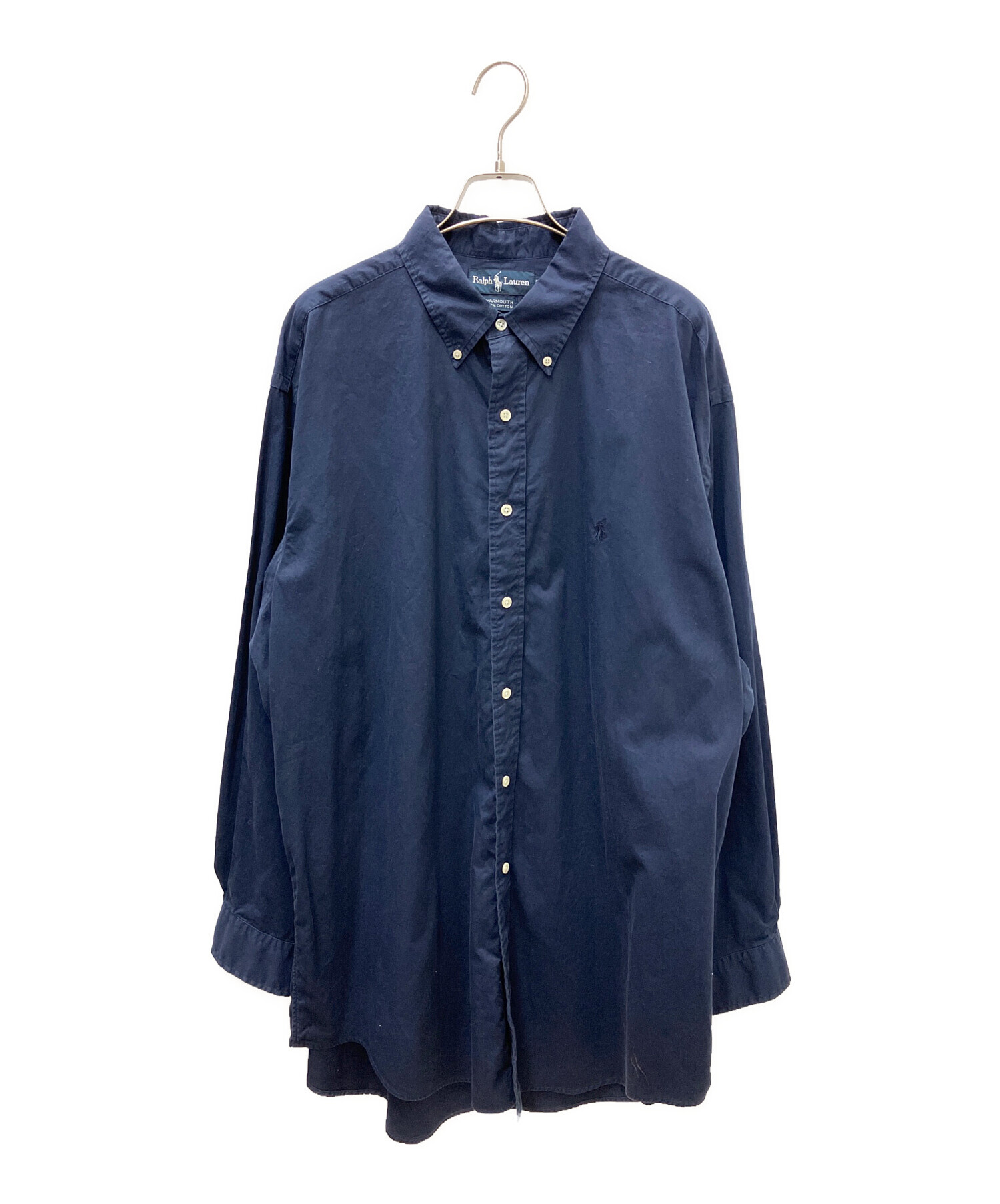 Ralph Lauren(ラルフローレン)    ストレッチ長袖シャツ　ネイビー ポロ ラルフローレン メンズブロードクロス ストレッチ長袖シャツ 長袖