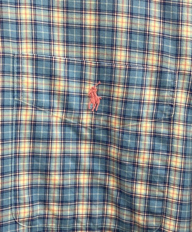 中古・古着通販】RALPH LAUREN (ラルフローレン) 長袖シャツ ブルー