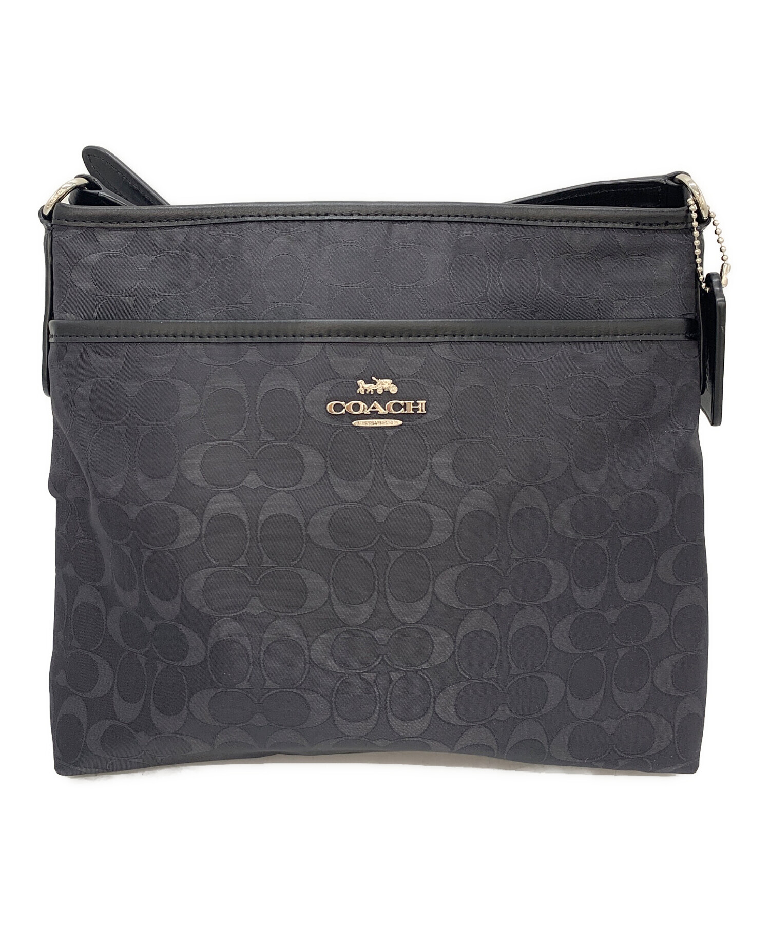 【美品】コーチ　ショルダーバッグ 中古・古着通販】COACH (コーチ) ショルダーバッグ/シグネチャー