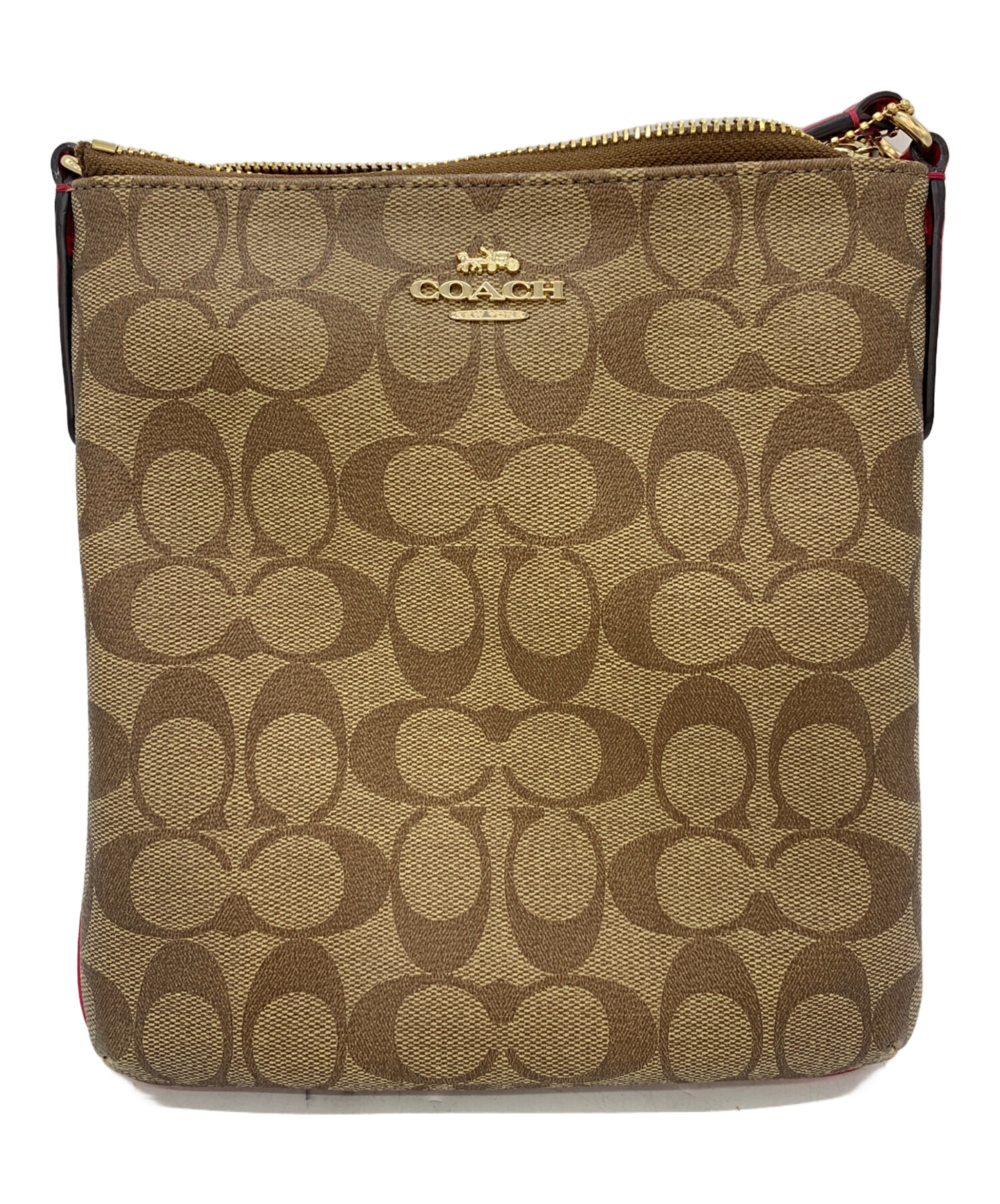 COACH ショルダーバッグ Coach Zip Top Shoulder Bag | Brixton Baker