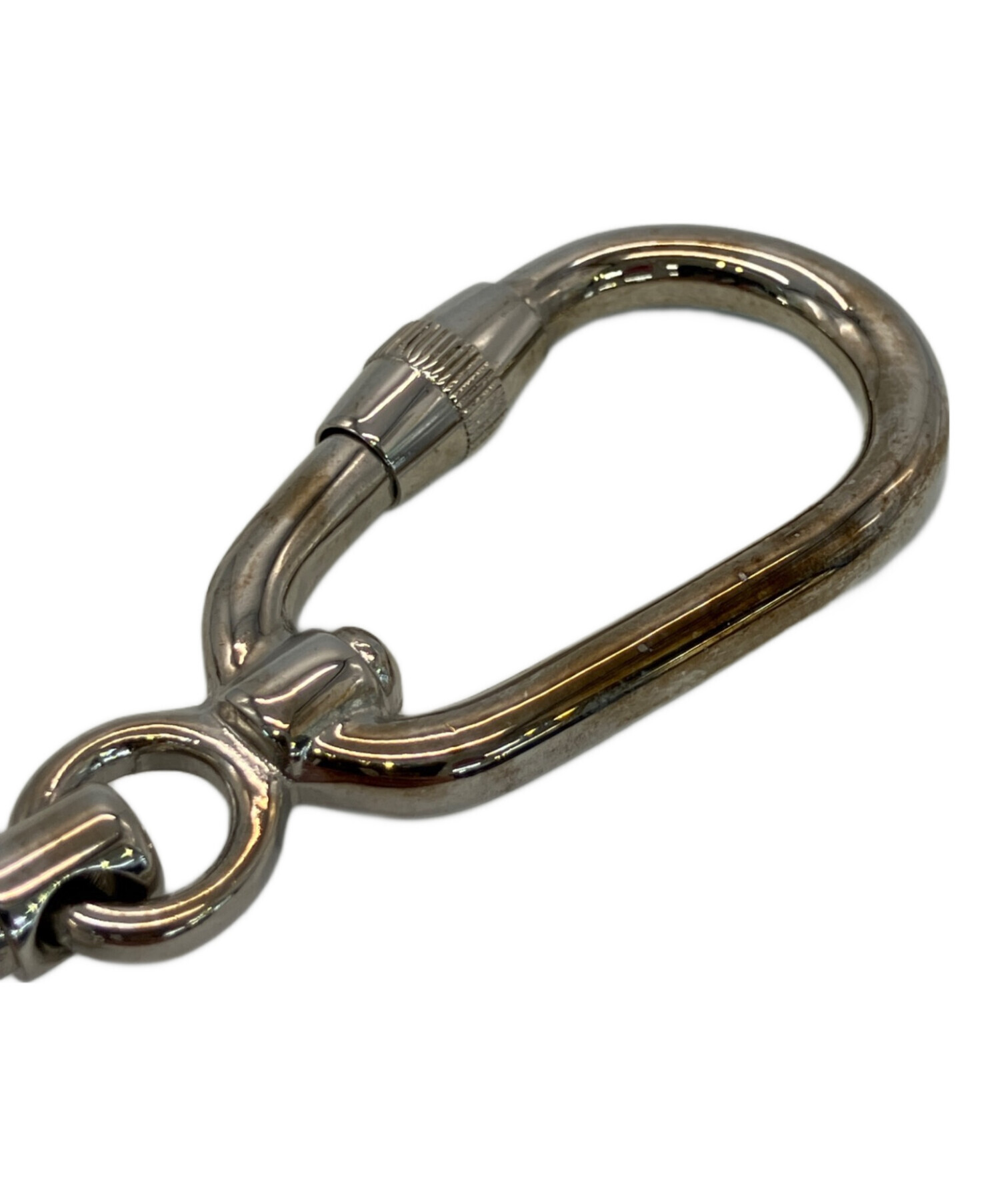 グッチ キーリング アンティーク シルバー フック型アクセサリー GUCCI 中古・古着通販】GUCCI (グッチ) キーリング シルバー｜ブランド・古着