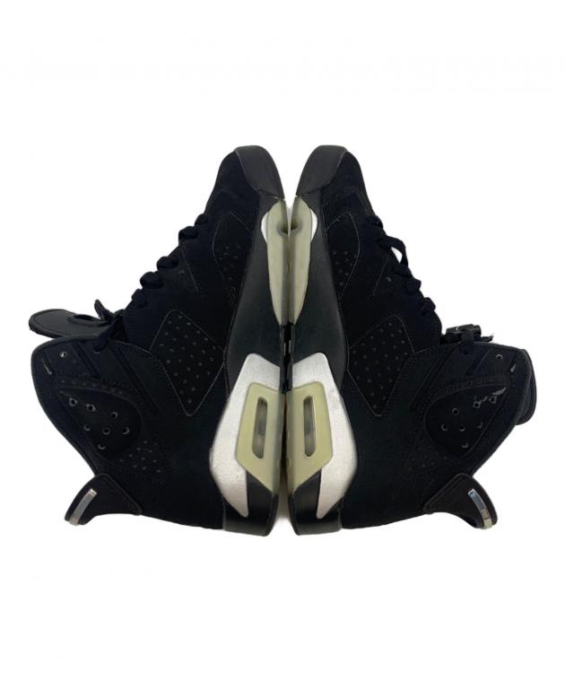 NIKE ナイキ Air Jordan 6 Retro ブランドロゴ スニーカー 合成繊維 ブラック メンズ 27【古着】【中古】 中古・古着通販】NIKE (ナイキ) Air Jordan 6 Retro ブラック サイズ