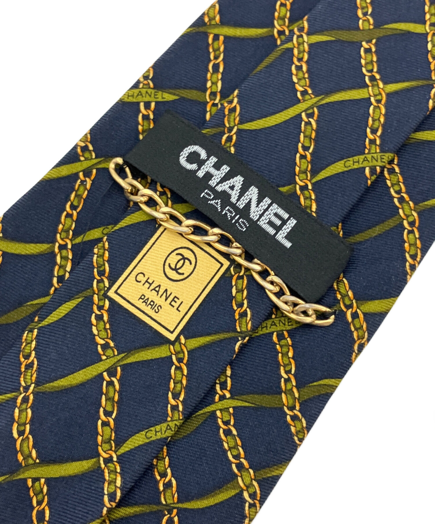中古・古着通販】CHANEL (シャネル) ネクタイ ネイビー サイズ:不明