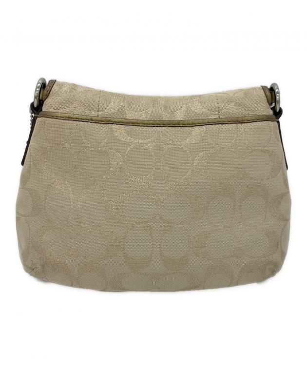 中古・古着通販】COACH (コーチ) ショルダーバッグ ベージュ｜ブランド