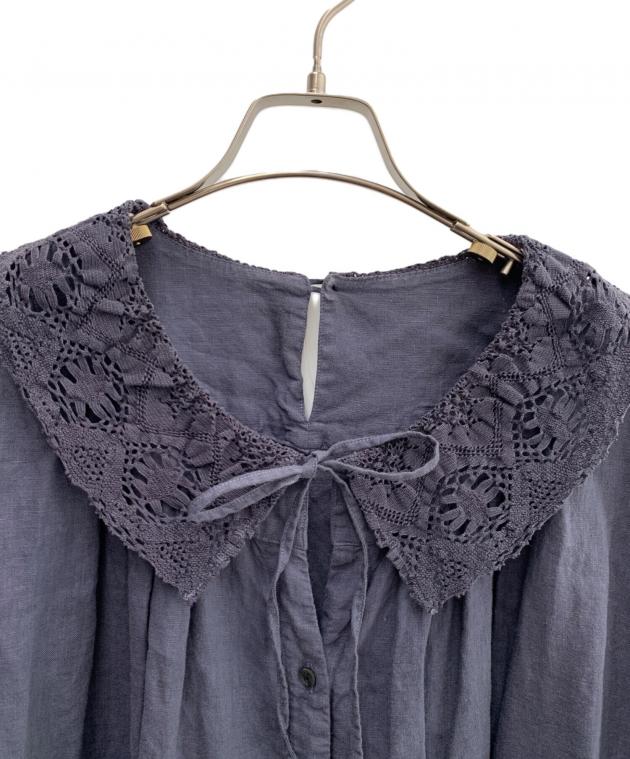 中古・古着通販】nest Robe (ネストローブ) レースカラー2wayスモック 中古・古着通販】nest Robe (ネストローブ) レースカラー2wayスモック