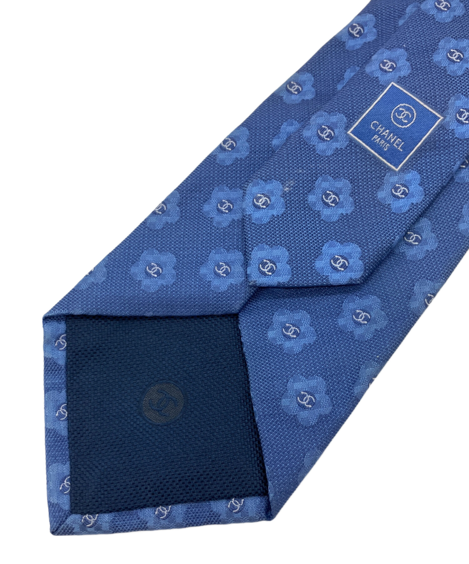 中古・古着通販】CHANEL (シャネル) ネクタイ ネイビー サイズ:不明