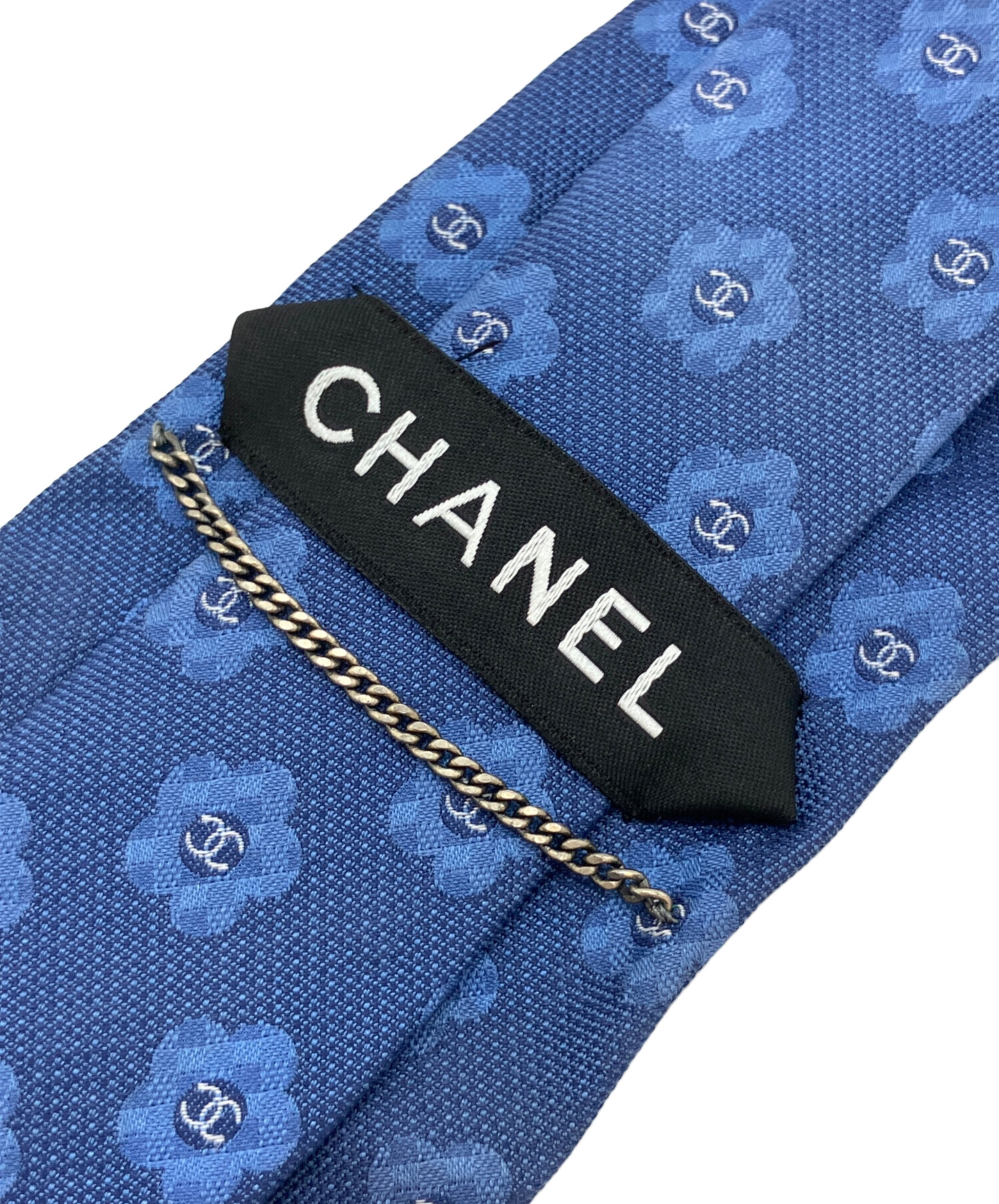 中古・古着通販】CHANEL (シャネル) ネクタイ ネイビー サイズ:不明