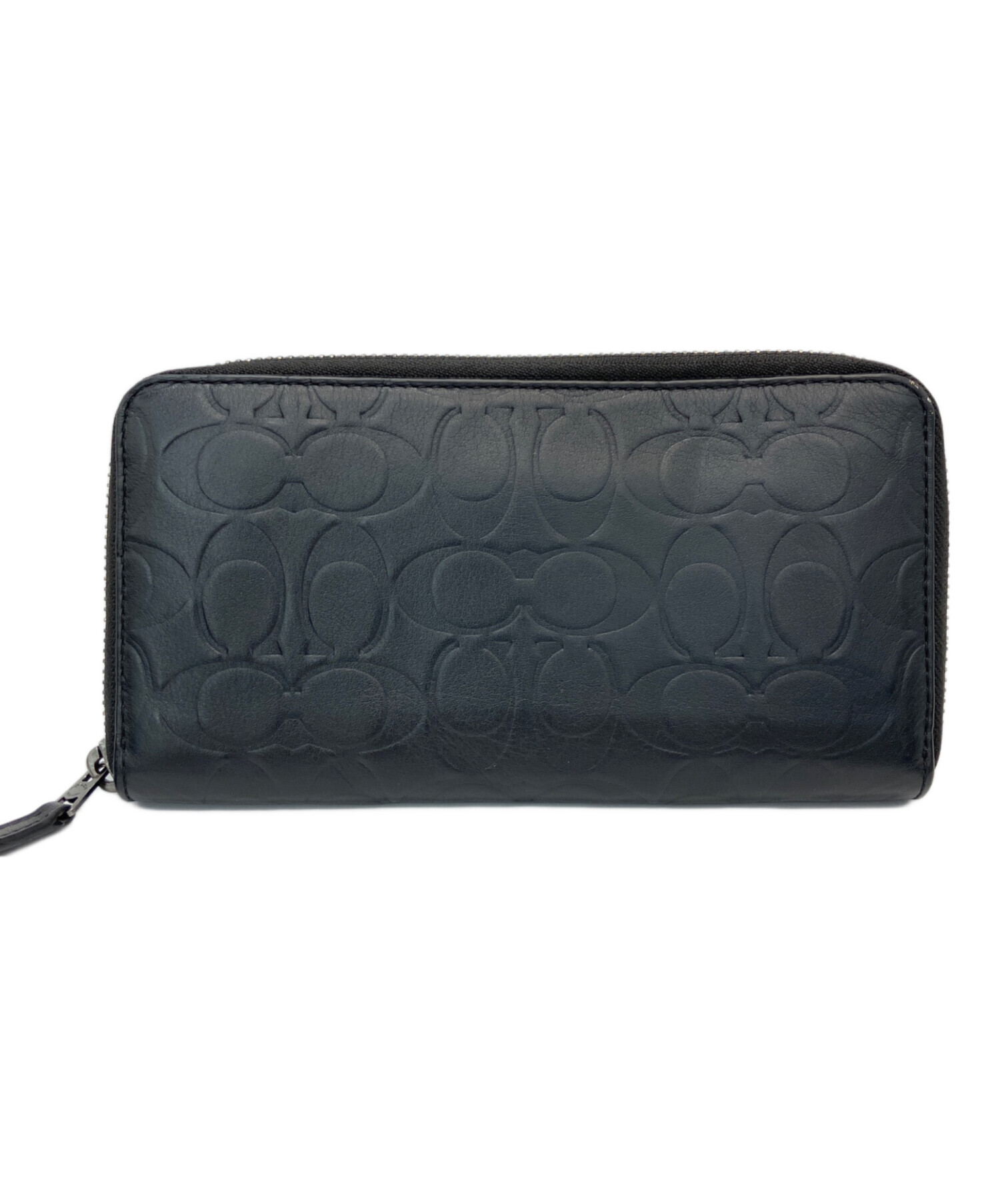 中古・古着通販】COACH (コーチ) 長財布 ブラック｜ブランド・古着通販