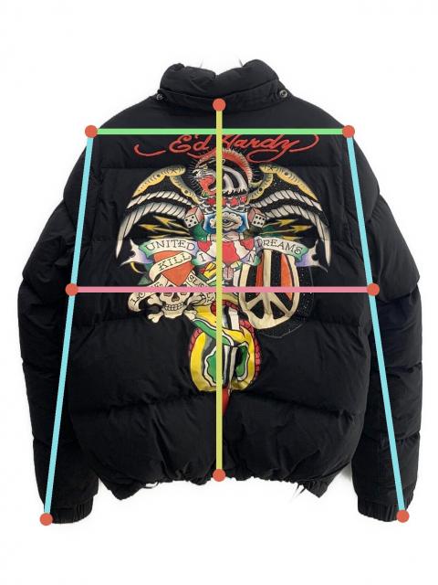 大幅値下げ中　8月迄の出品　レア　Ed Hardy ダウンジャケット 中古・古着通販】unknown (アンノーン) Ed Hardy (エド ハーディー