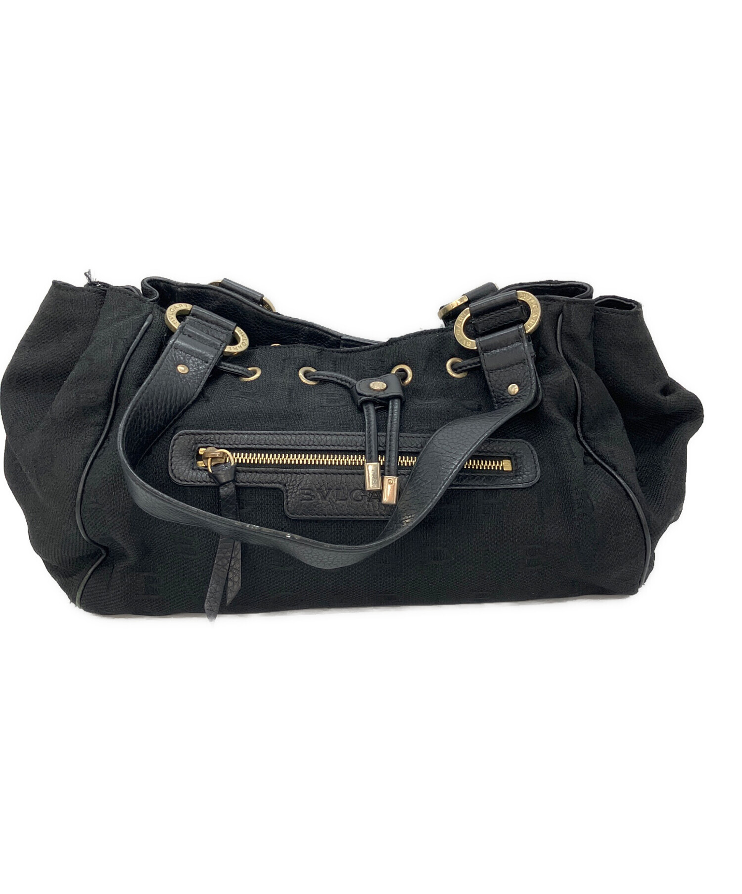 中古・古着通販】BVLGARI (ブルガリ) ハンドバッグ ブラック｜ブランド 