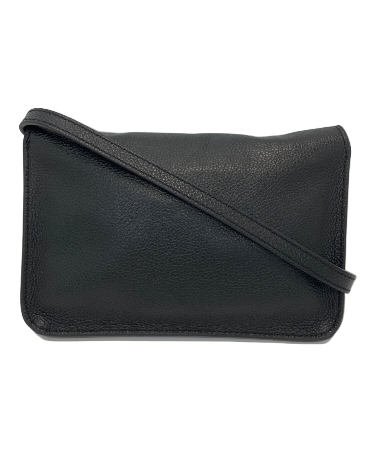 中古・古着通販】MARNI (マルニ) レザーショルダーバッグ ブラック