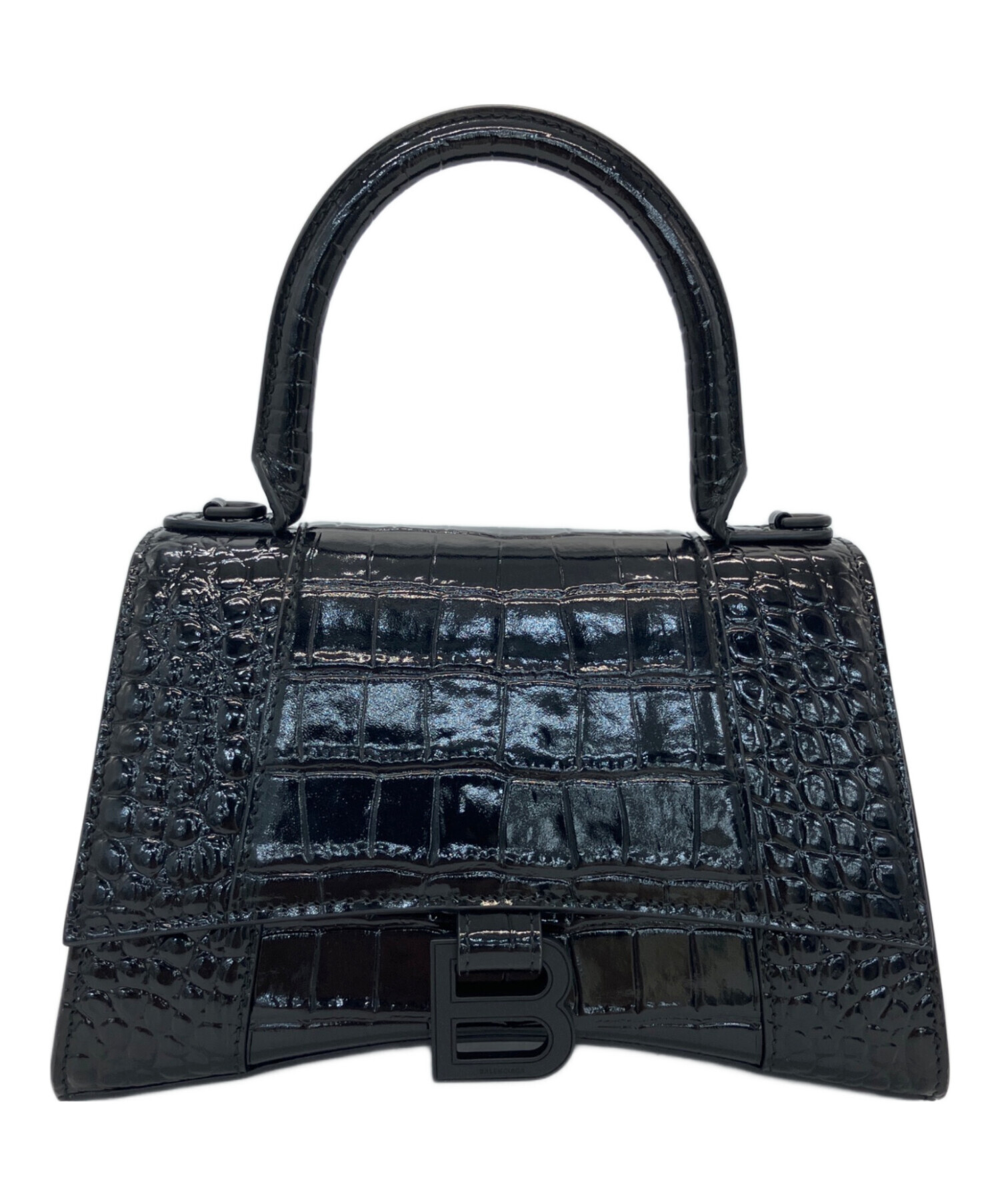 BALENCIAGA バレンシアガアワーグラスブラック 中古・古着通販】BALENCIAGA (バレンシアガ) アワーグラス ブラック