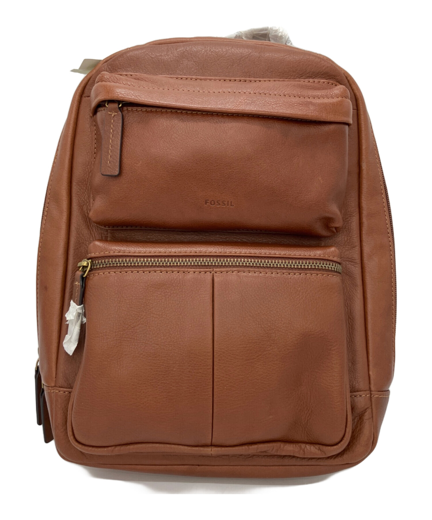FOSSIL　フォッシル　ハンドバッグ　ブラウン　レザー　本革　Y2K 中古・古着通販】FOSSIL (フォッシル) ショルダーバッグ ブラウン
