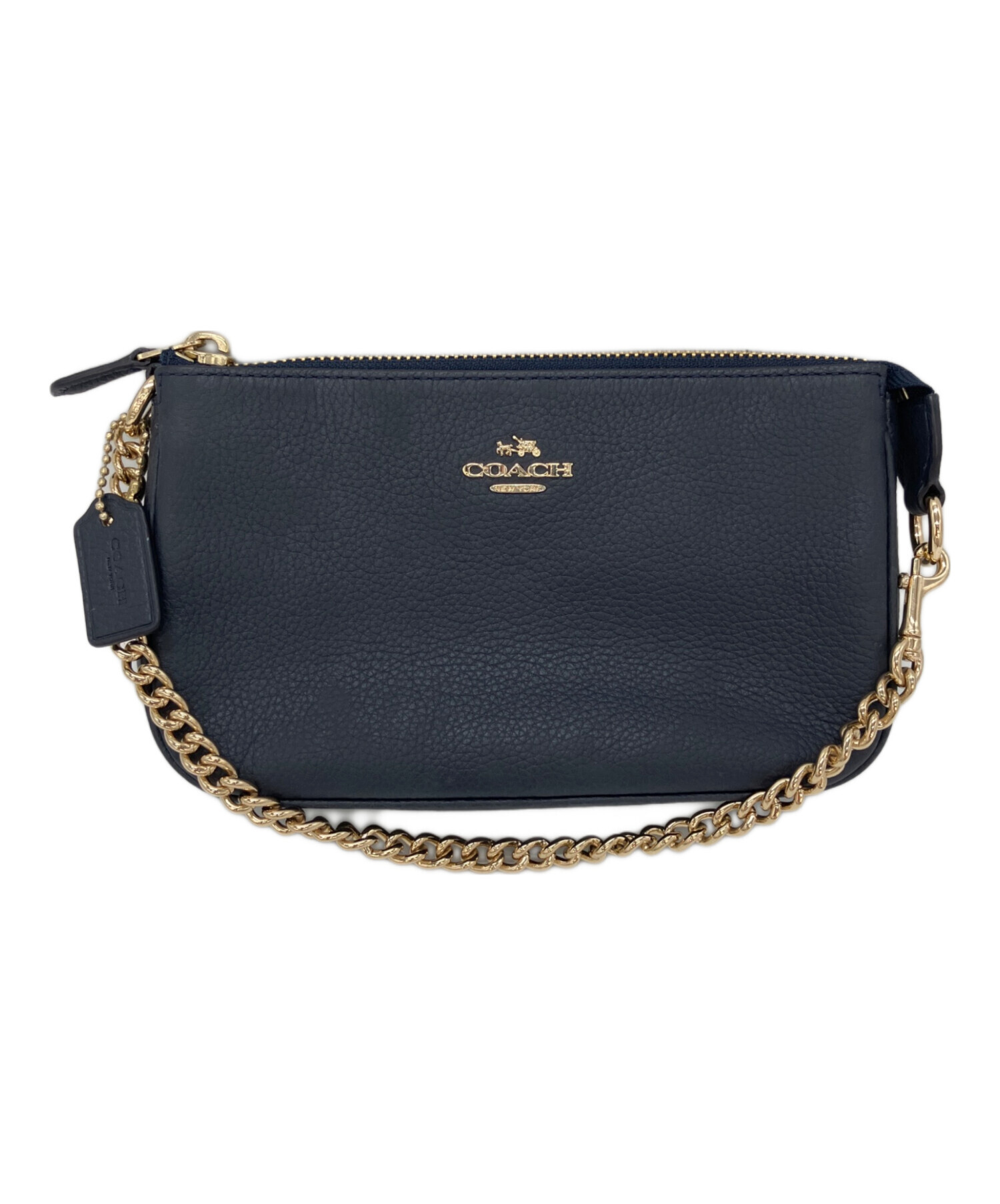 中古・古着通販】COACH (コーチ) ハンドバッグ ネイビー｜ブランド