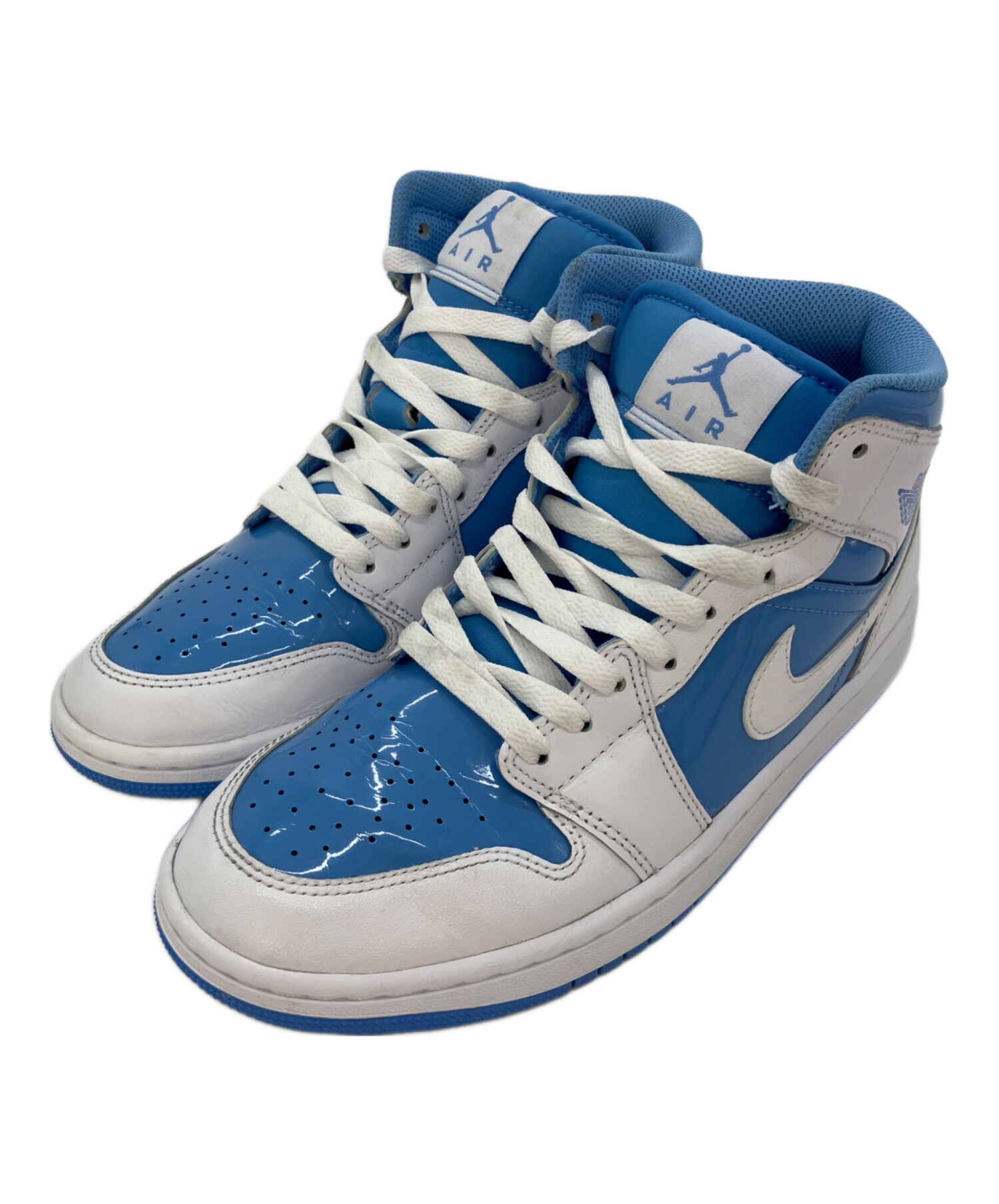 中古・古着通販】NIKE (ナイキ) ハイカットスニーカー ブルー×ホワイト