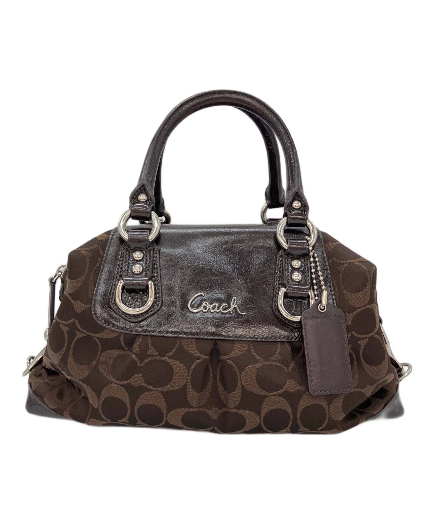 COACH ハンドバッグ 中古品 中古・古着通販】COACH (コーチ) ハンドバッグ ブラウン｜ブランド