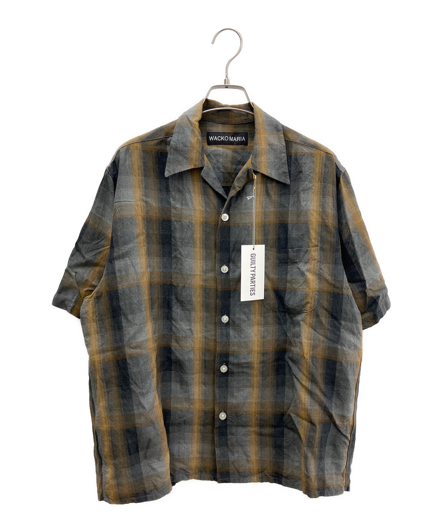 中古・古着通販】WACKO MARIA (ワコマリア) OMBRE CHECK OPEN COLLAR