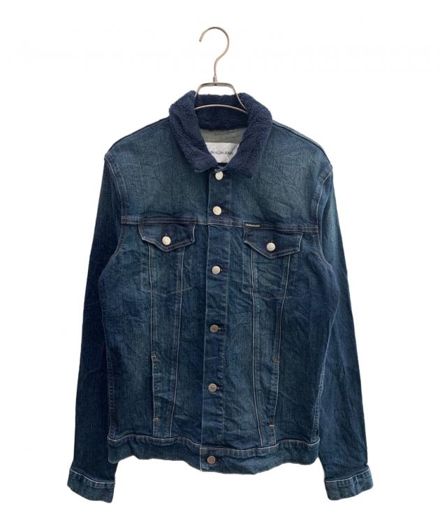 CARVEN - CARVEN カルヴェン デニムジャケット XS 青 【古着】【中古】【送料無料】 中古・古着通販】Calvin Klein Jeans (カルバンクラインジーンズ) 襟