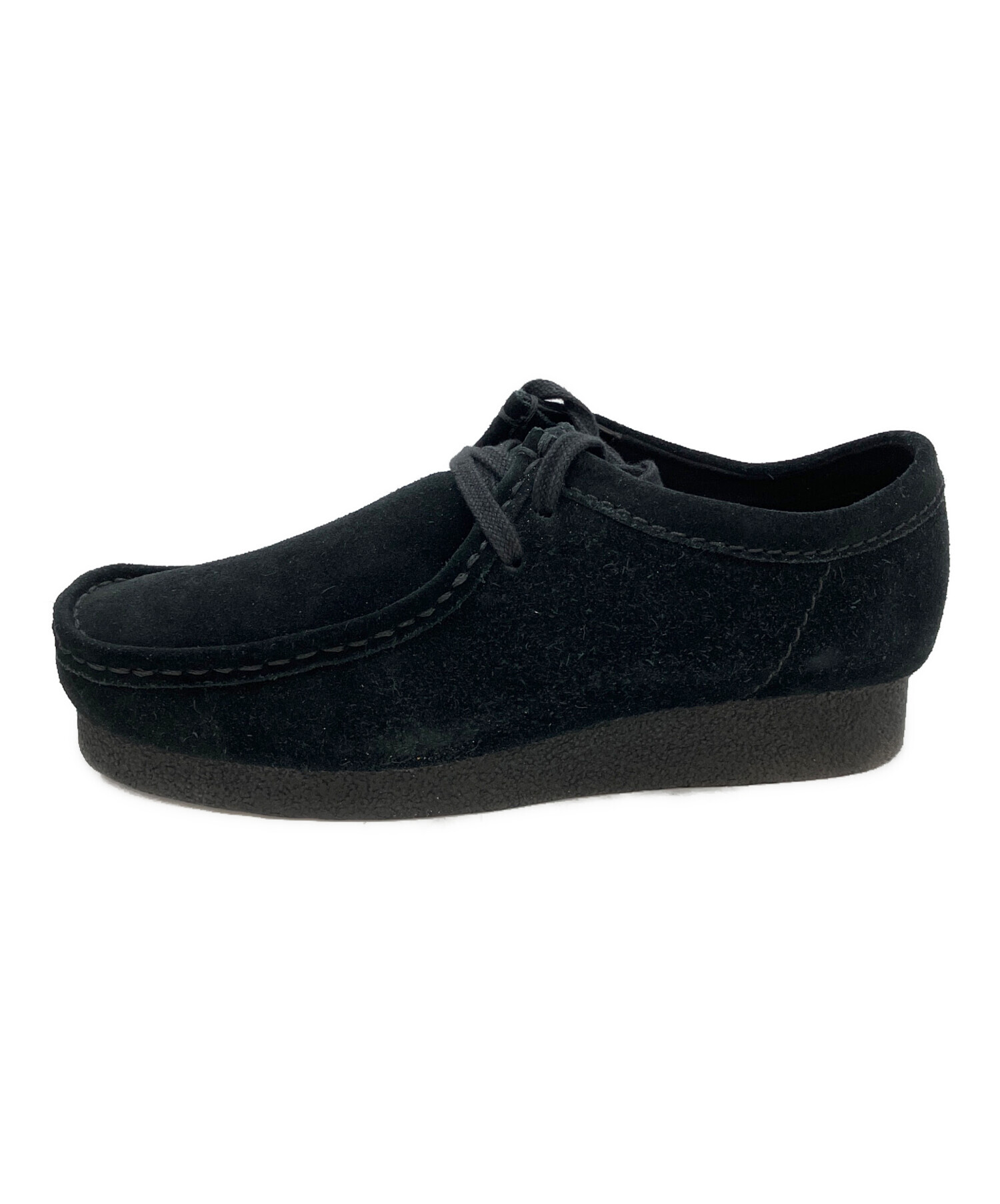 中古　Clarks◆シューズ/BLK 中古・古着通販】CLARKS (クラークス) ワラビーシューズ ブラック