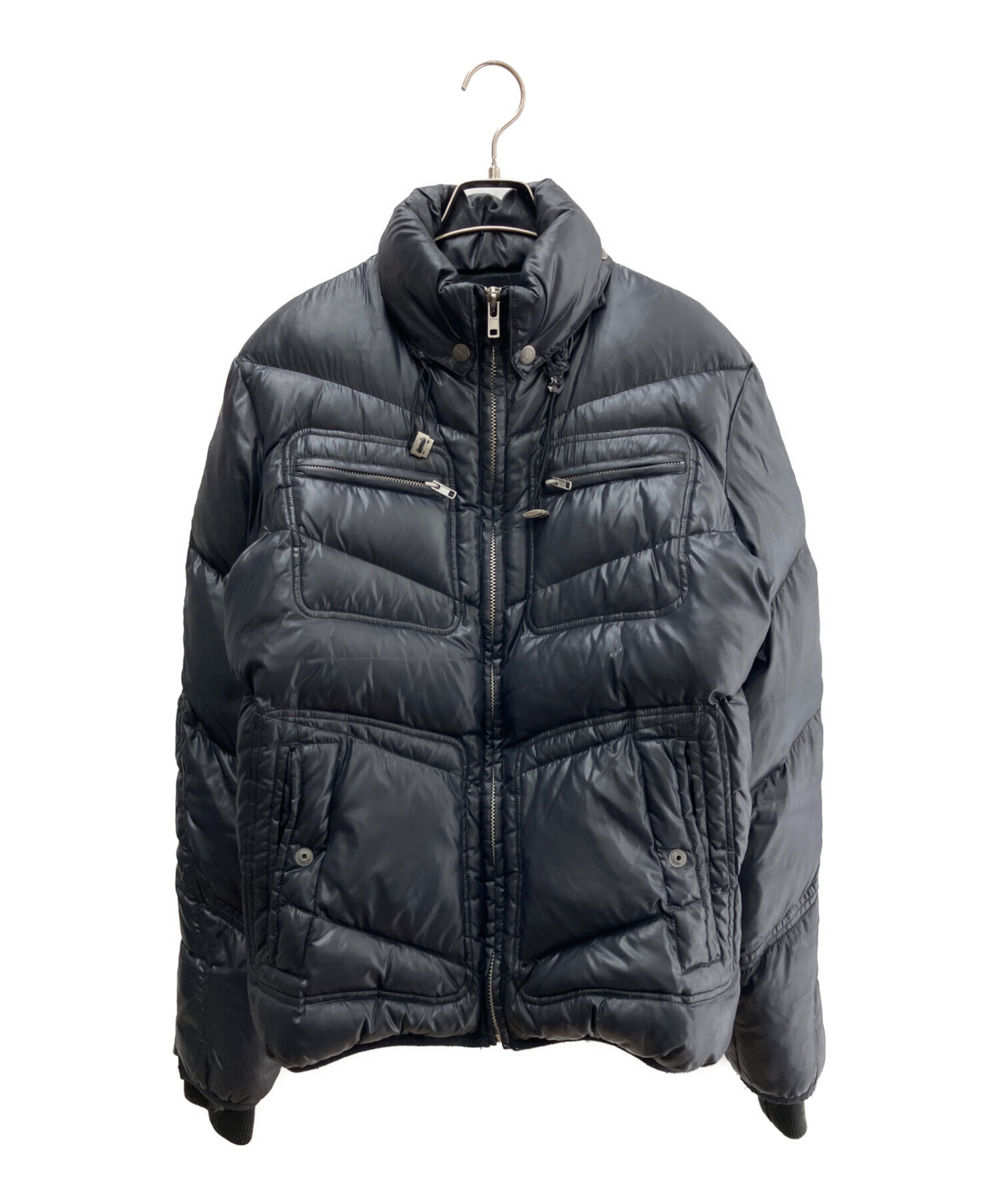 中古・古着通販】DIESEL (ディーゼル) ダウンジャケット ブラック 
