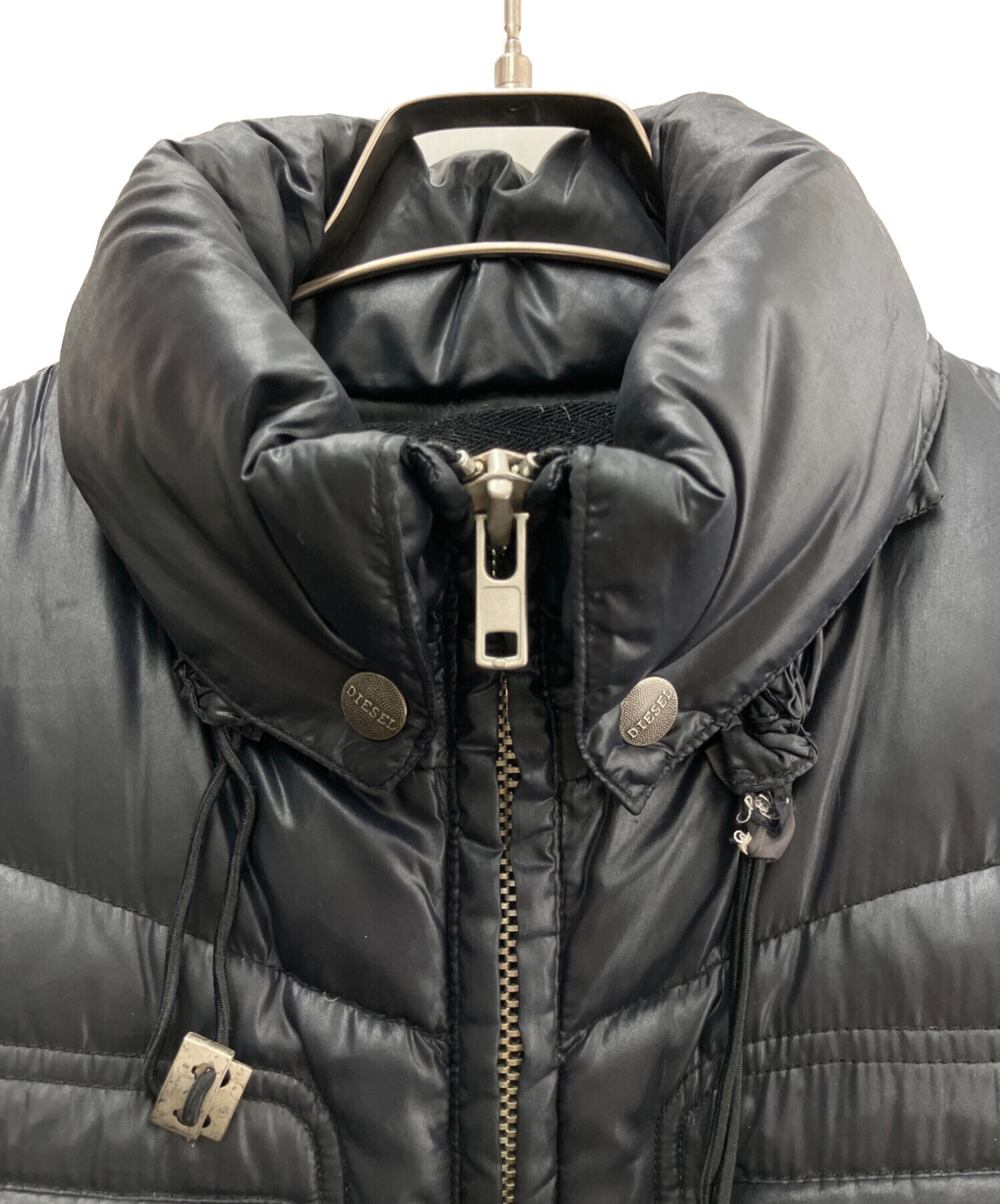 中古・古着通販】DIESEL (ディーゼル) ダウンジャケット ブラック 