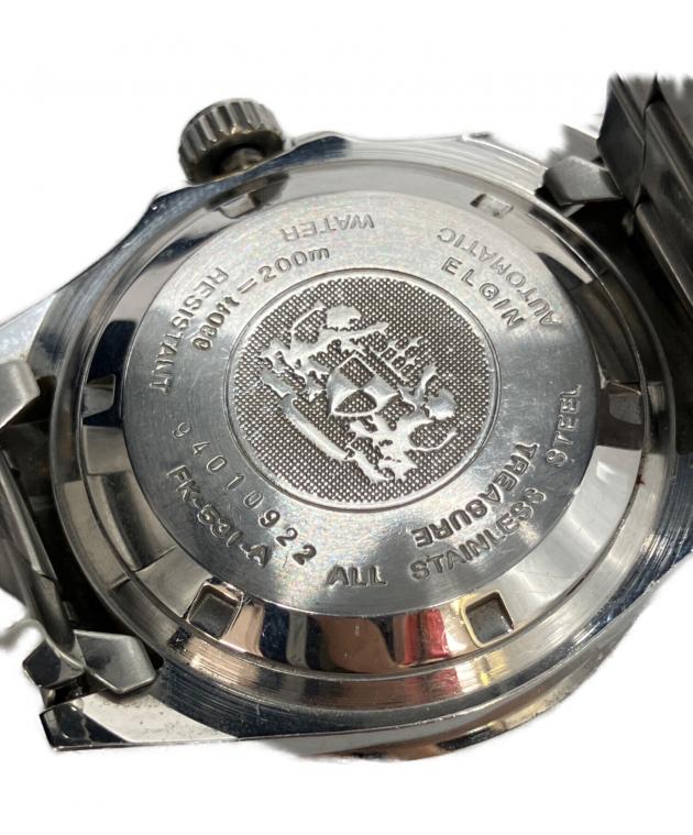 中古・古着通販】ELGIN (エルジン) 腕時計 ブラック｜ブランド・古着