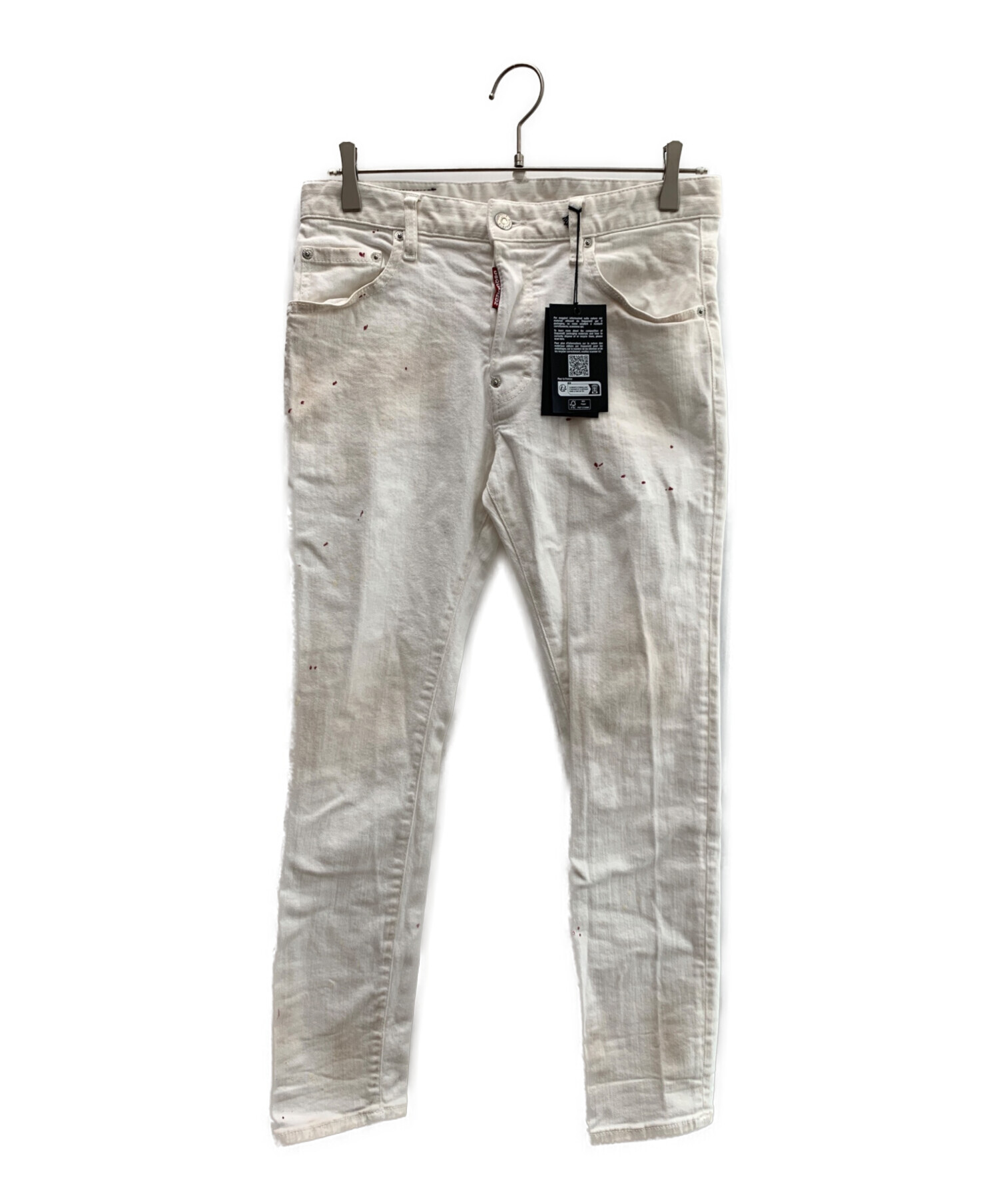 中古・古着通販】DSQUARED2 (ディースクエアード) ペイント加工デニム 