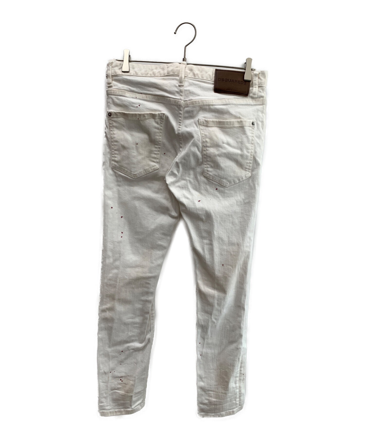 中古・古着通販】DSQUARED2 (ディースクエアード) ペイント加工デニム 
