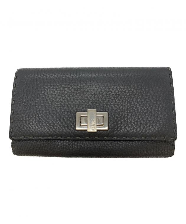 中古・古着通販】FENDI (フェンディ) 長財布 グレー｜ブランド・古着
