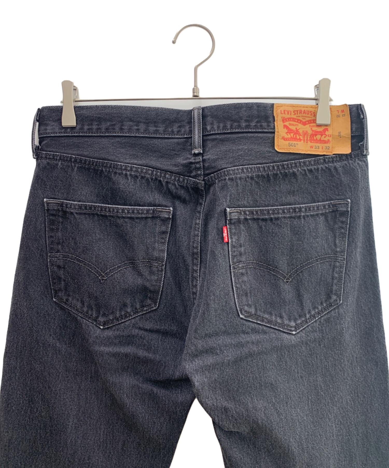 中古・古着通販】LEVI'S (リーバイス) デニムパンツ ブラック サイズ