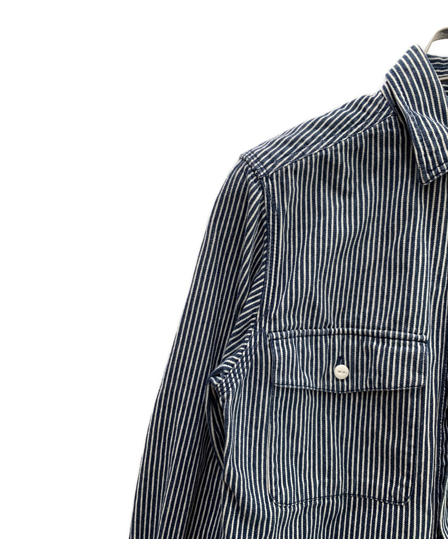 中古・古着通販】stussy (ステューシー) 刺繍カバーオール ネイビー