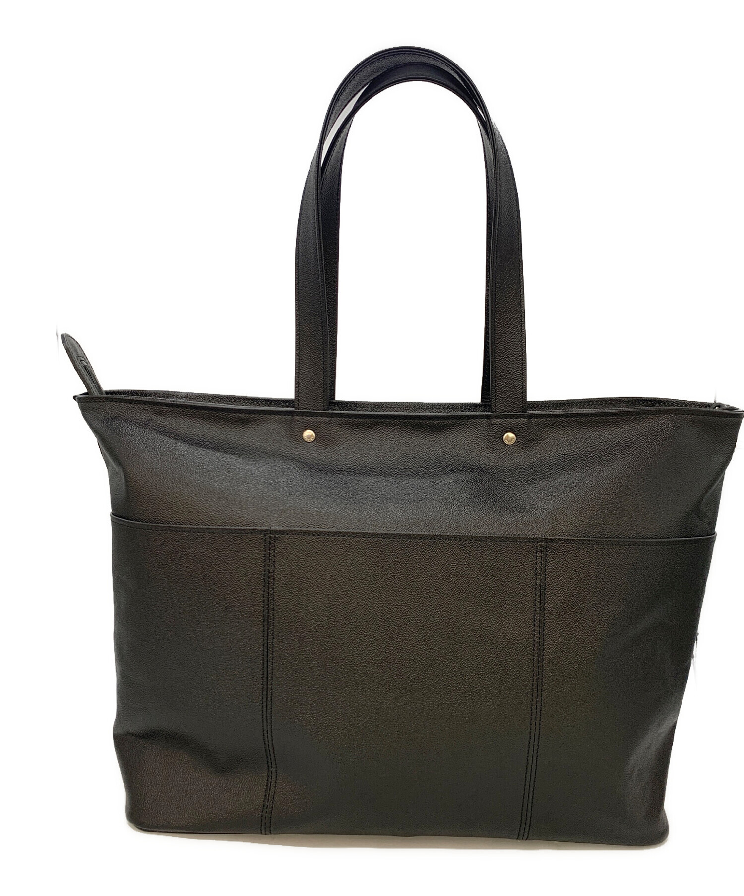 【中古】PORTER トートバッグ ブラックLサイズ 中古・古着通販】PORTER (ポーター) LINK TOTE BAG L ブラック