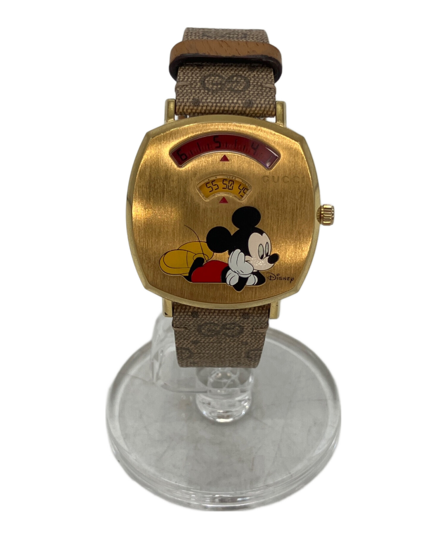 GUCCI グッチ 腕時計 グリップウォッチ ディズニーコラボ ミッキー 中古・古着通販】GUCCI (グッチ) DISNEY (ディズニー) グリップ