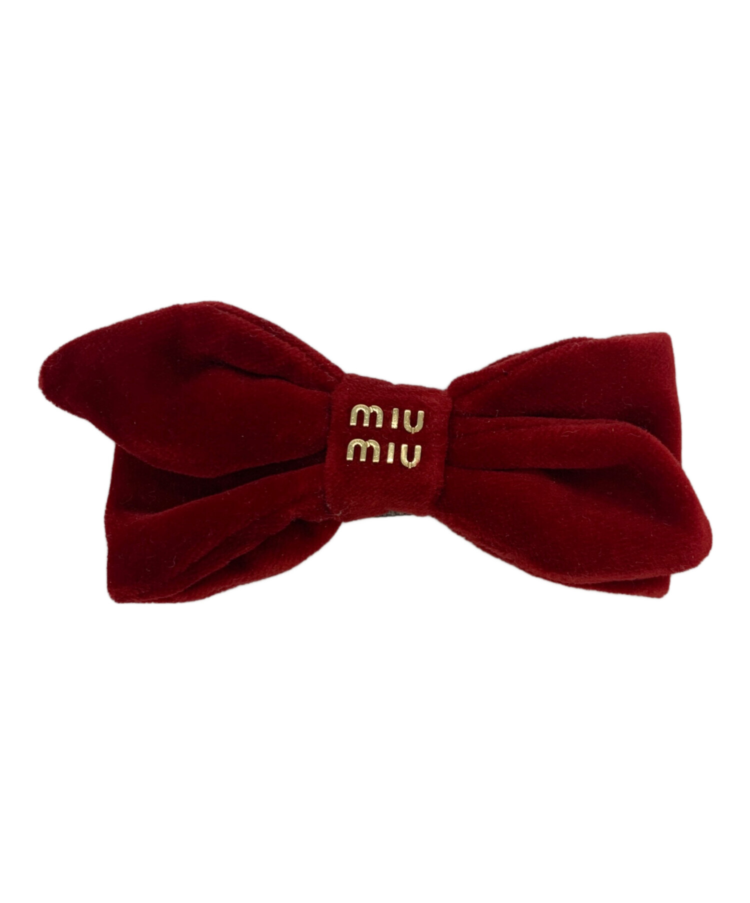 中古・古着通販】MIU MIU (ミュウミュウ) ヘアクリップ レッド
