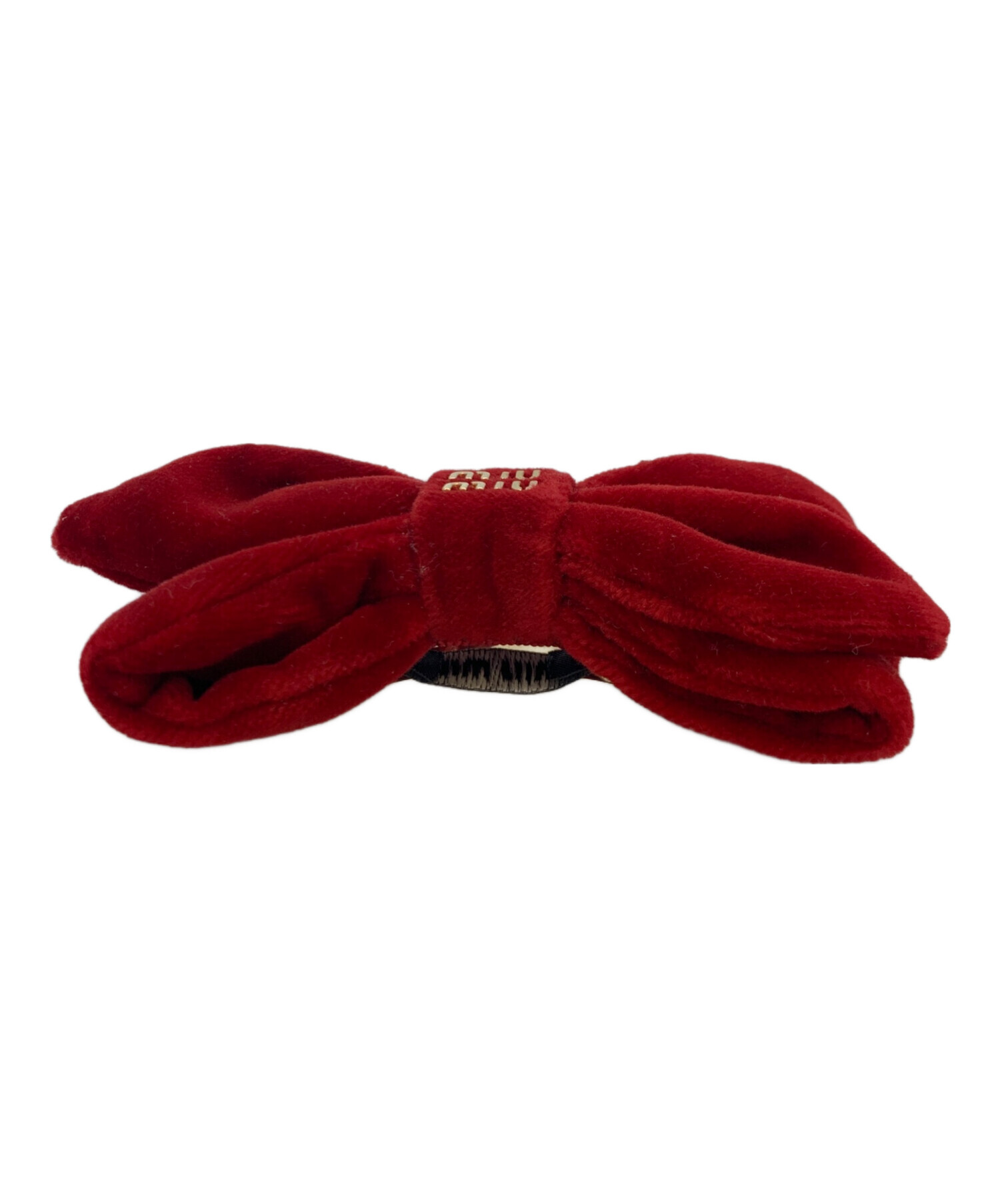 中古・古着通販】MIU MIU (ミュウミュウ) ヘアクリップ レッド