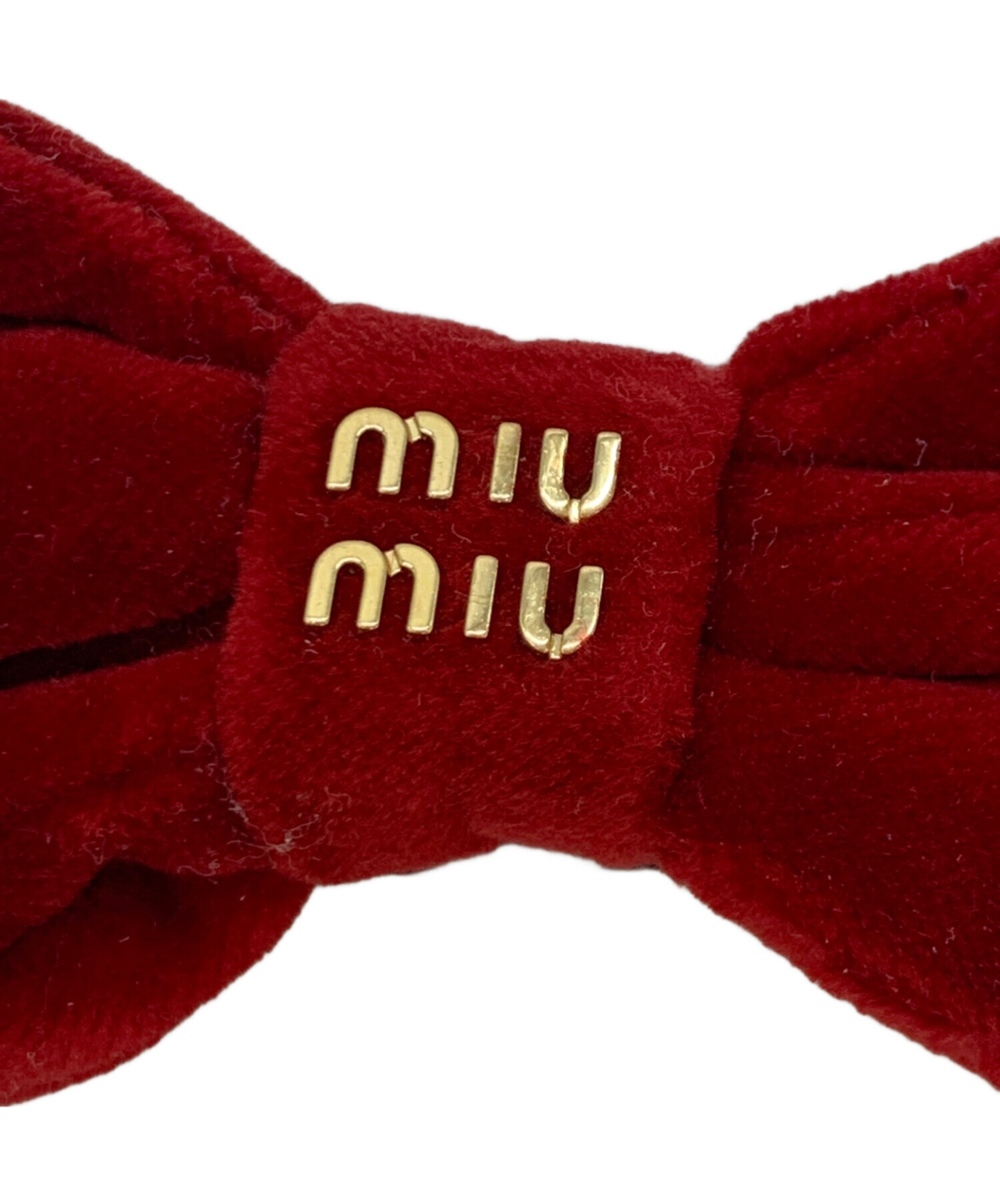 中古・古着通販】MIU MIU (ミュウミュウ) ヘアクリップ レッド