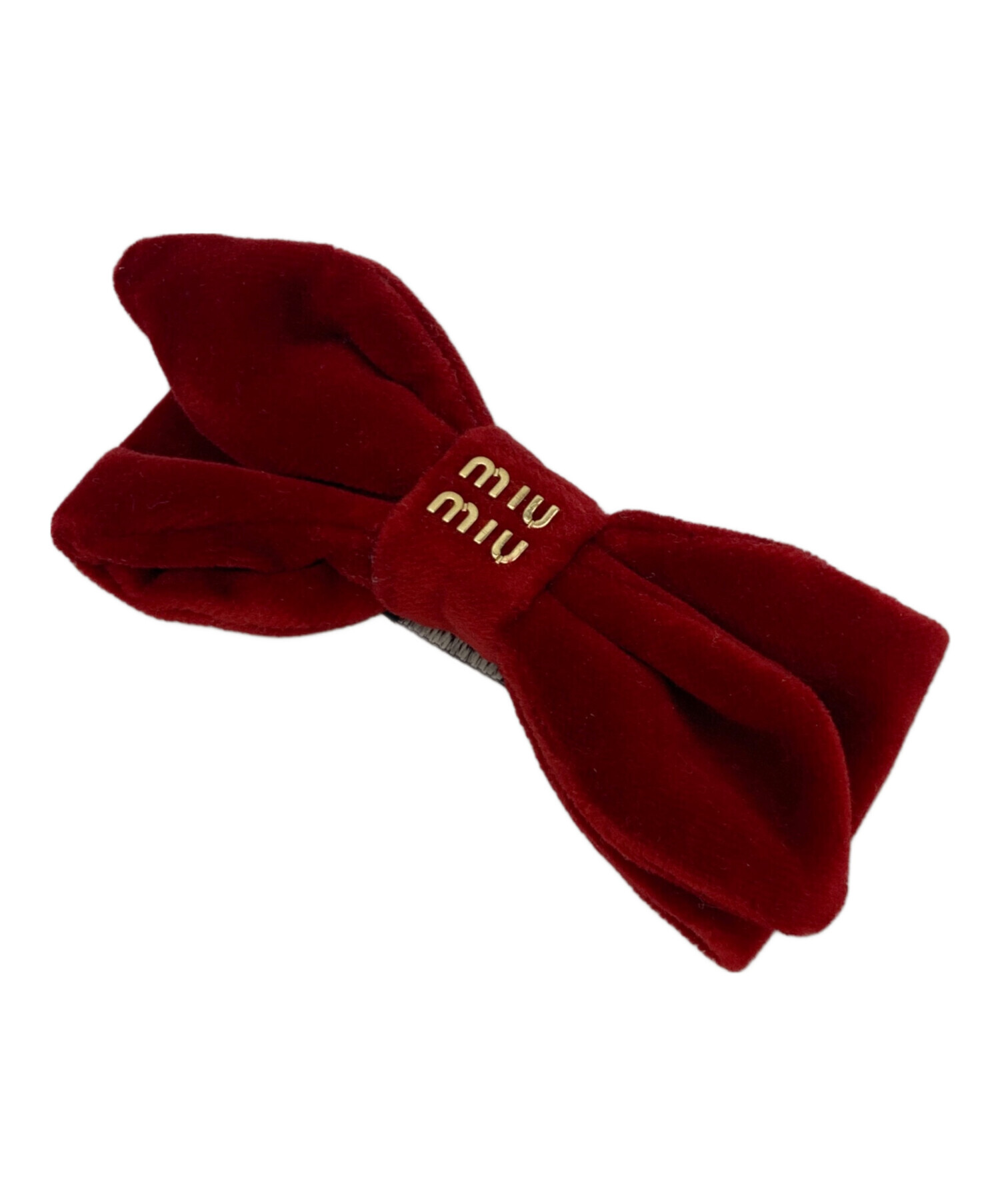 中古・古着通販】MIU MIU (ミュウミュウ) ヘアクリップ レッド