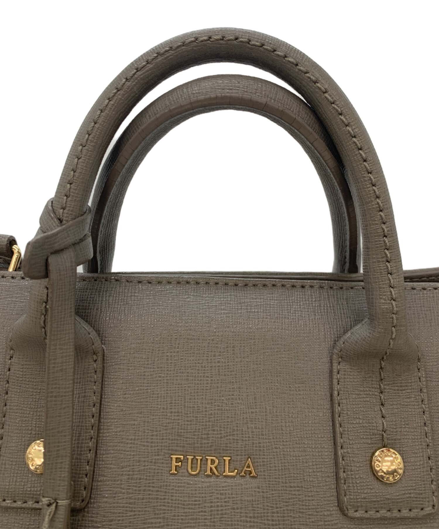中古・古着通販】FURLA (フルラ) ショルダーバッグ グレー｜ブランド