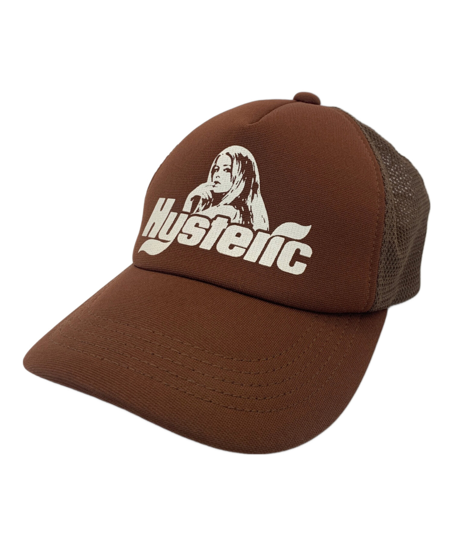 Hysteric Glamour トラッカーキャップ ベージュ/ブラウン 中古・古着通販】Hysteric Glamour (ヒステリックグラマー) メッシュ