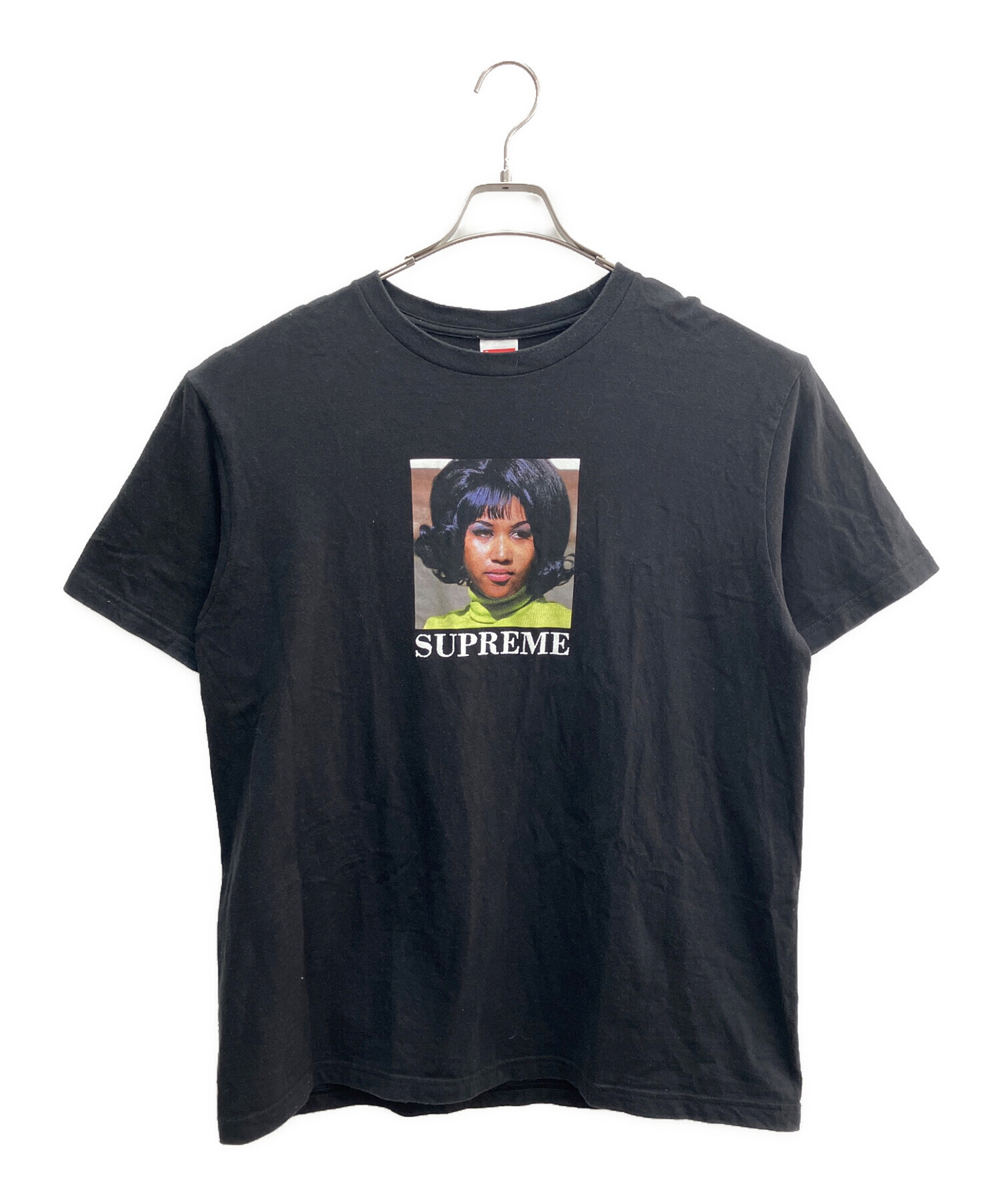 SUPREME シュプリーム 半袖カットソー/Model Tee サイズ:L  22ｓｓ   パープル メンズ / 241019000640 中古・古着通販】SUPREME (シュプリーム) 半袖カットソー ブラック