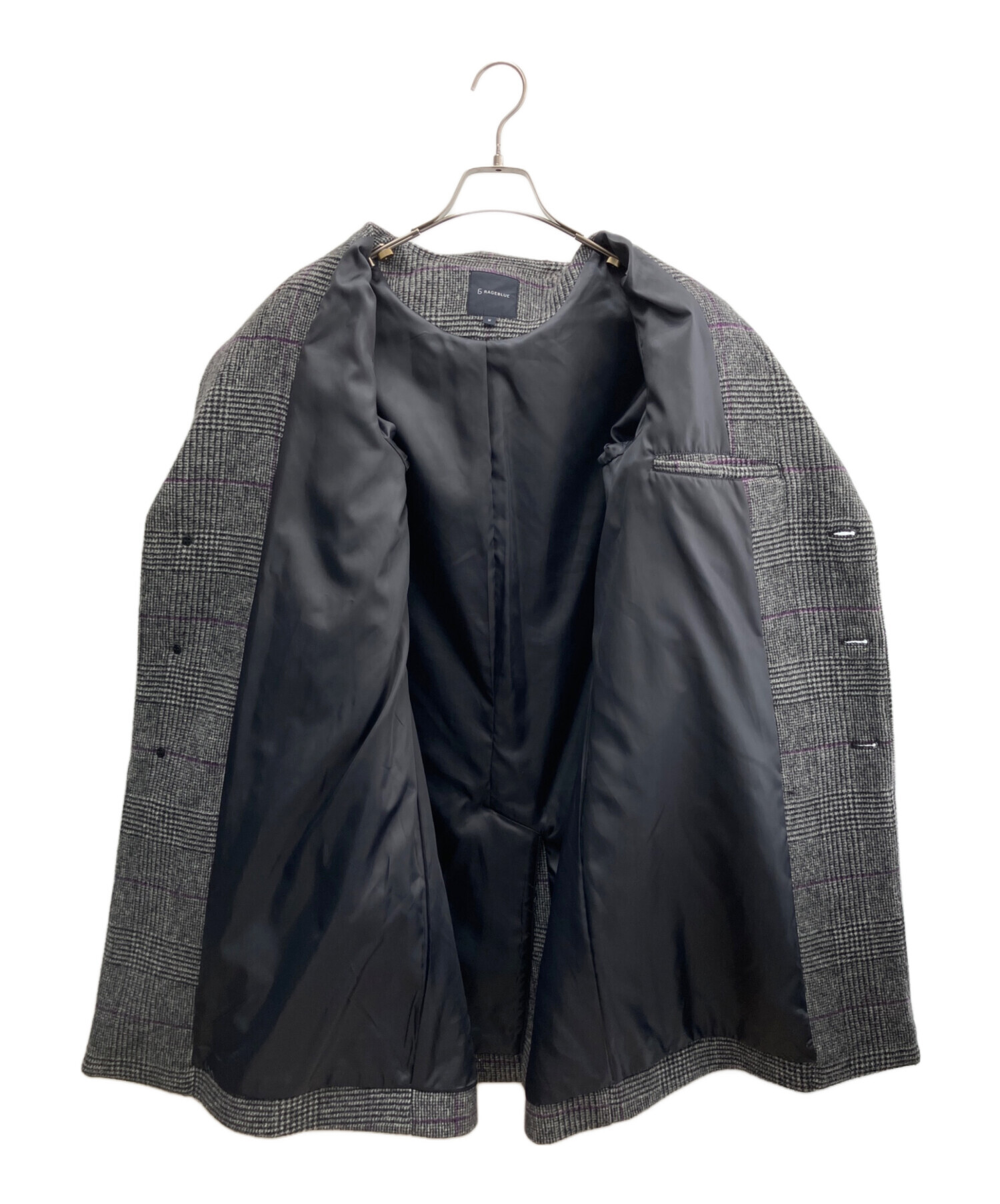 中古・古着通販】RAGEBLUE (レイジブルー) ロングコート グレー