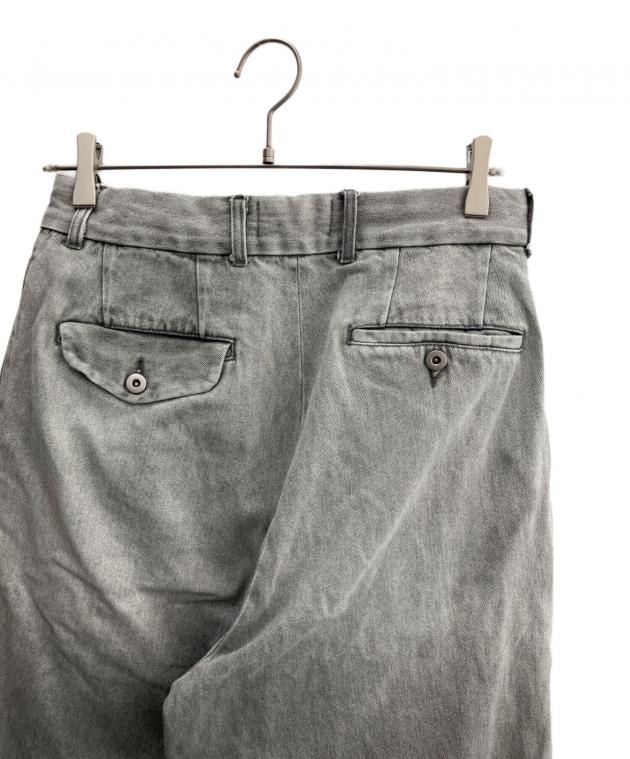 中古・古着通販】soerte (ソエルテ) デニムパンツ グレー サイズ:1