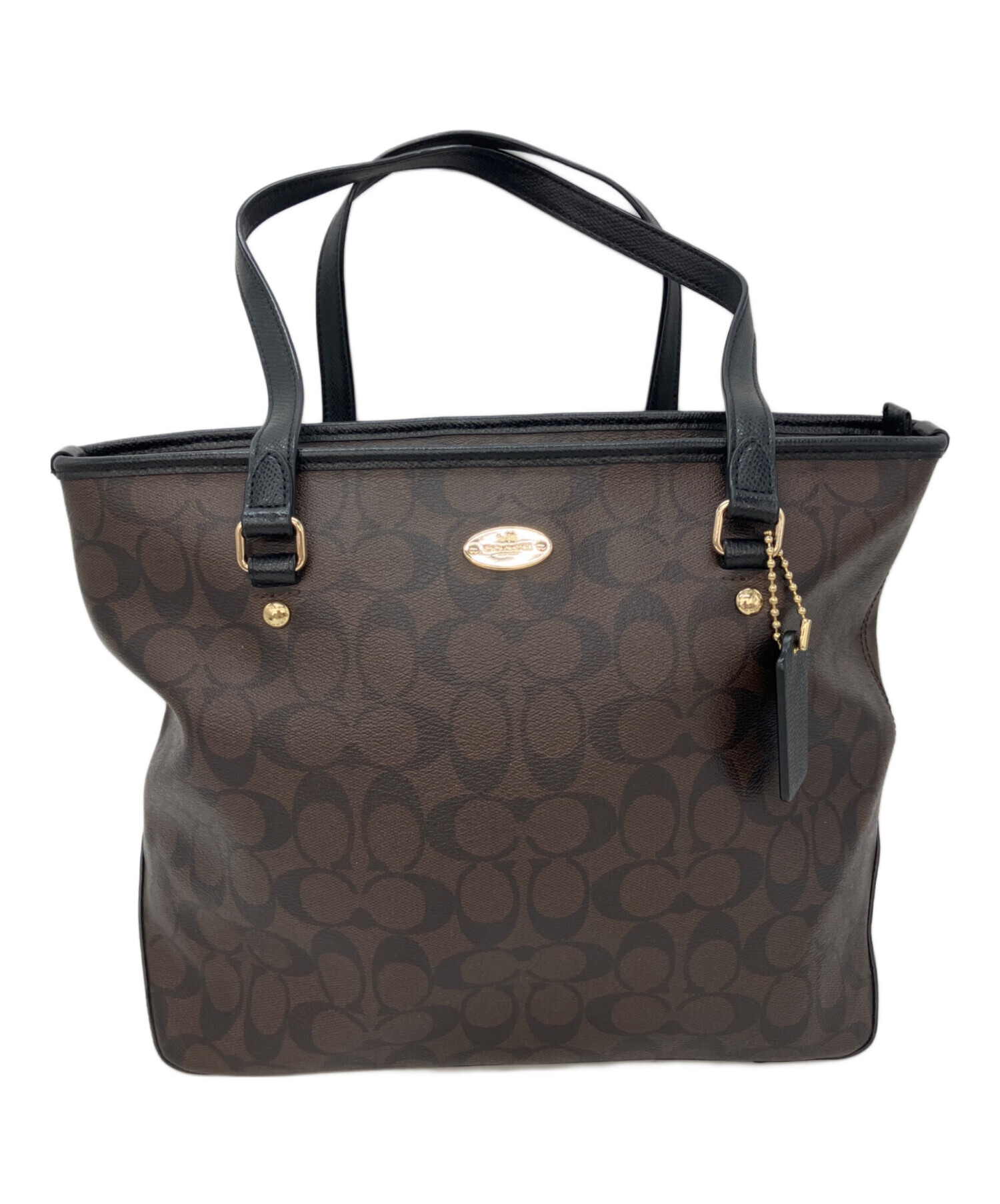 中古・古着通販】COACH (コーチ) トートバッグ ブラウン｜ブランド