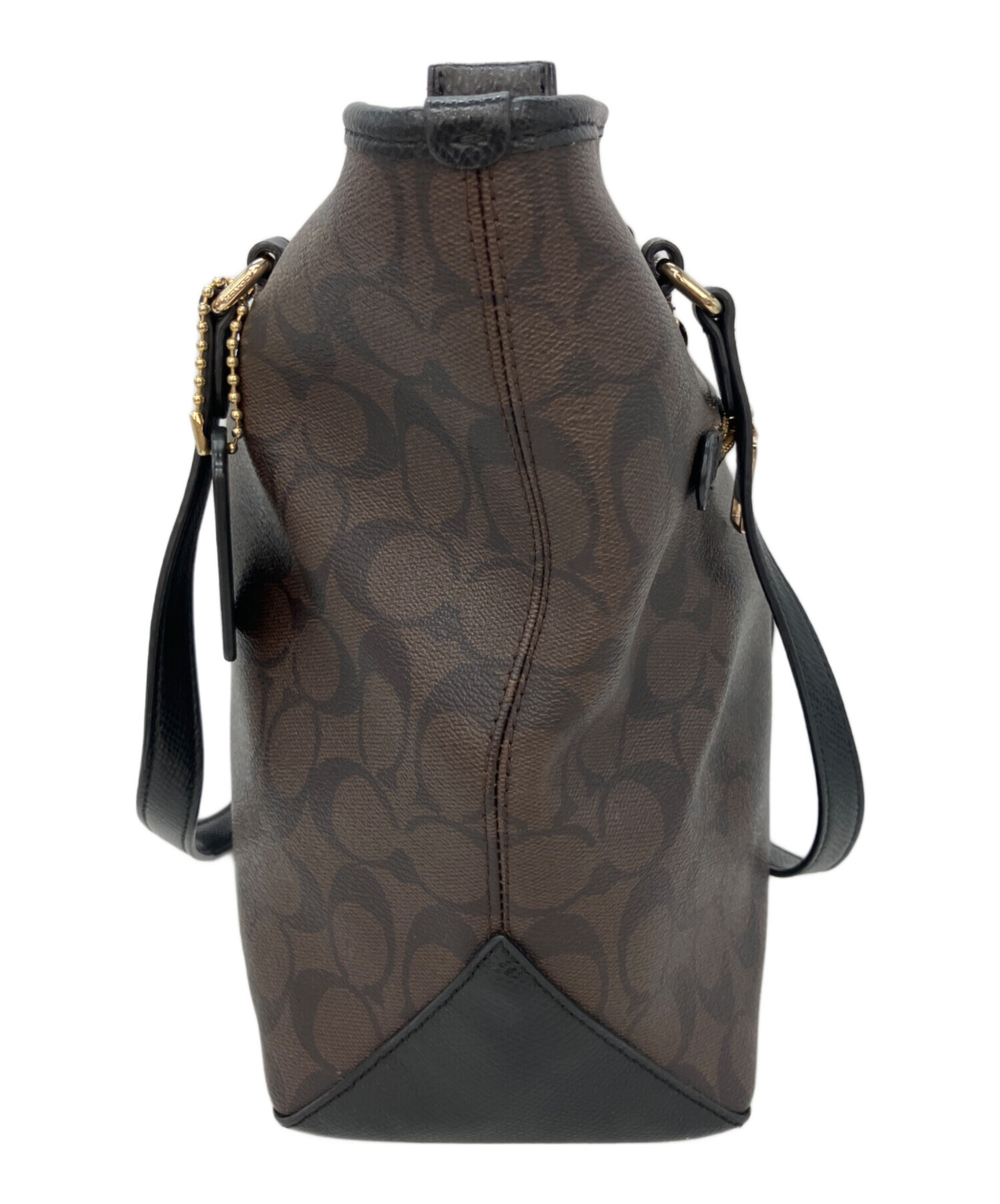中古・古着通販】COACH (コーチ) トートバッグ ブラウン｜ブランド