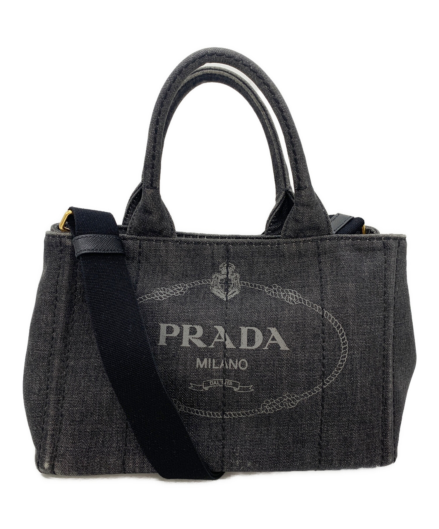 中古・古着通販】PRADA (プラダ) 2WAYバッグ ブラック｜ブランド・古着