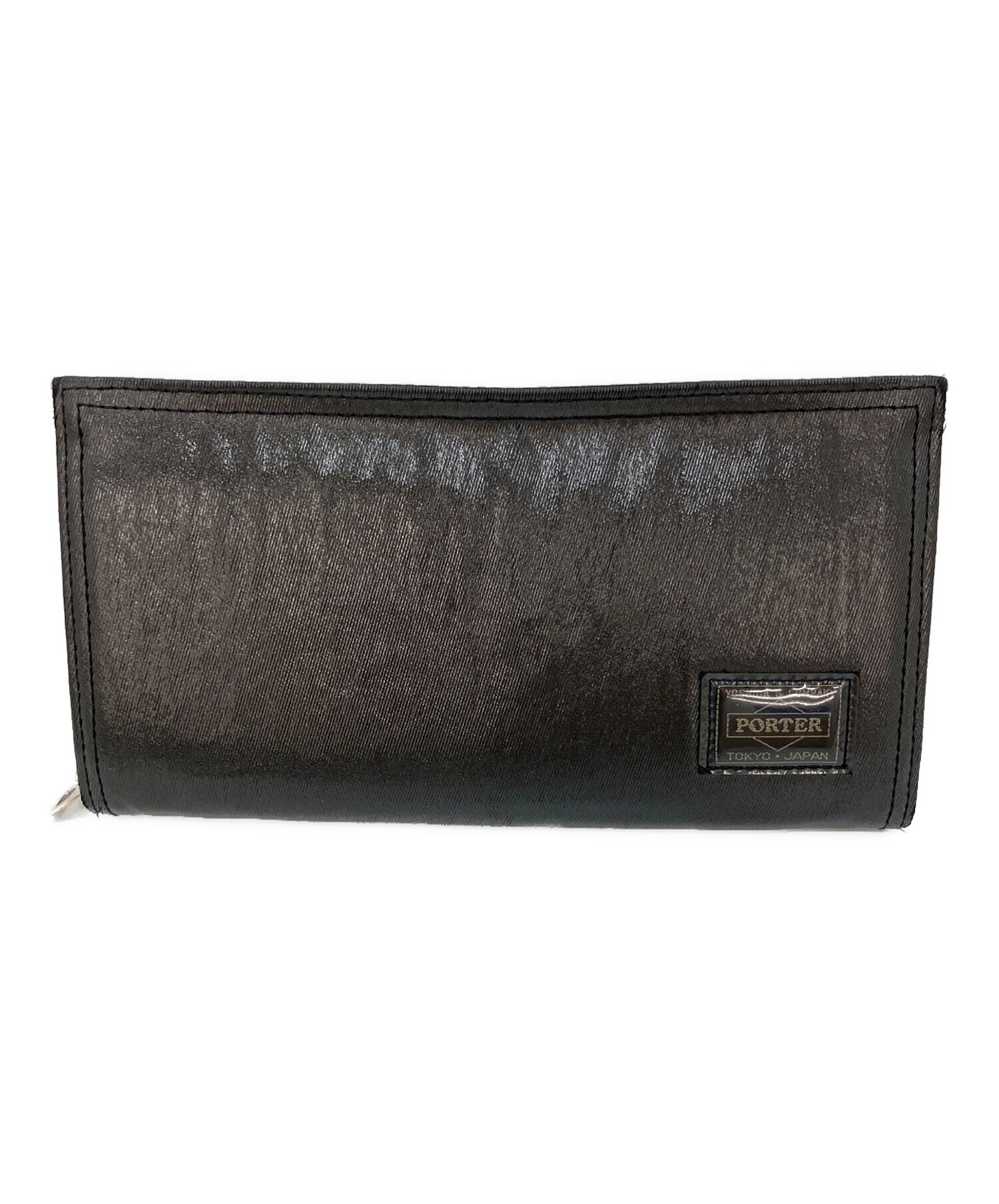 中古・古着通販】PORTER (ポーター) 長財布 ブラック｜ブランド・古着 