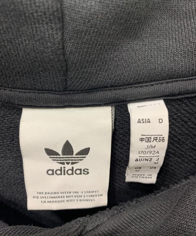 中古・古着通販】adidas (アディダス) パーカー ブラック サイズ:M